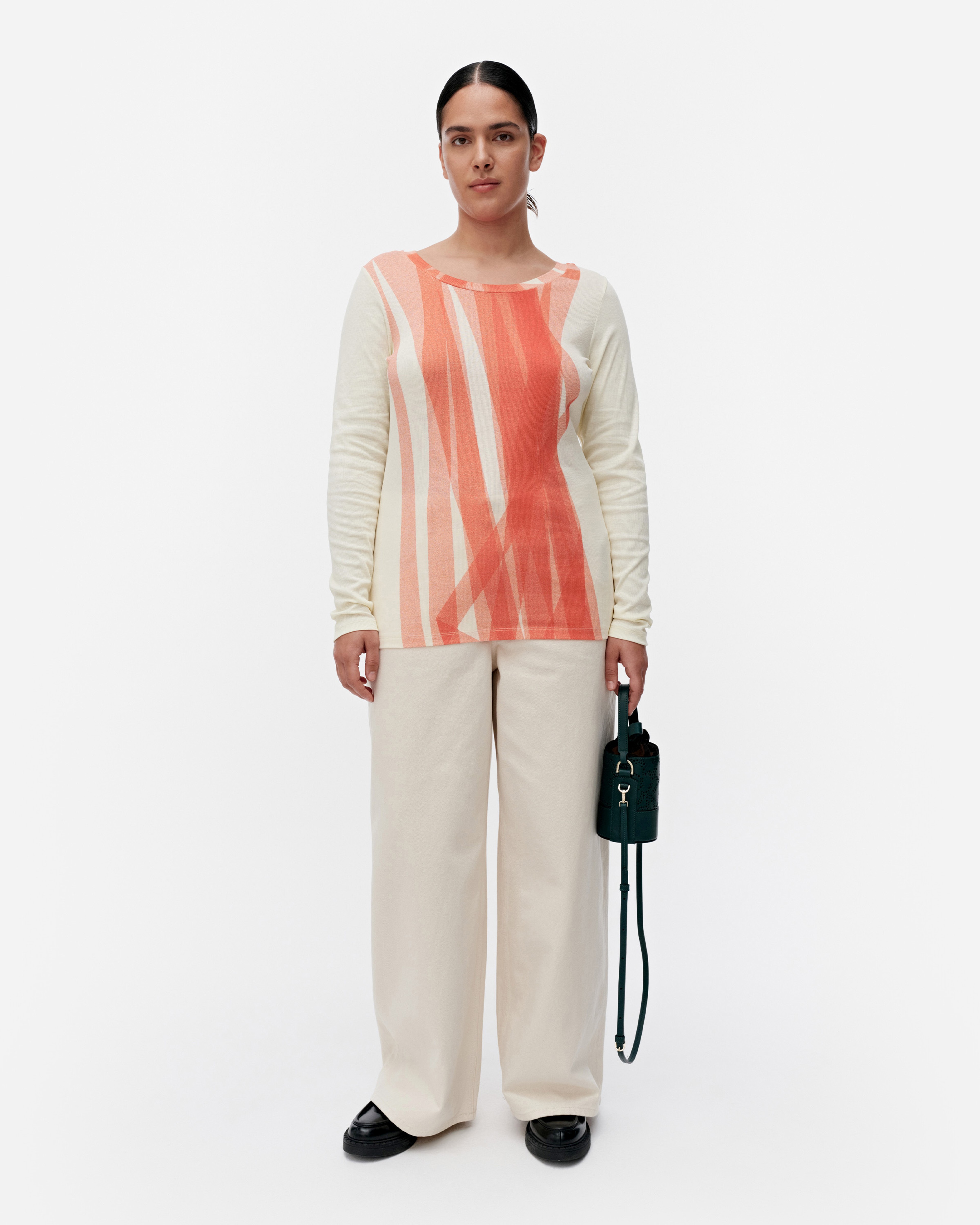 Kuulto Vire, Shirt, light yellow, orange,