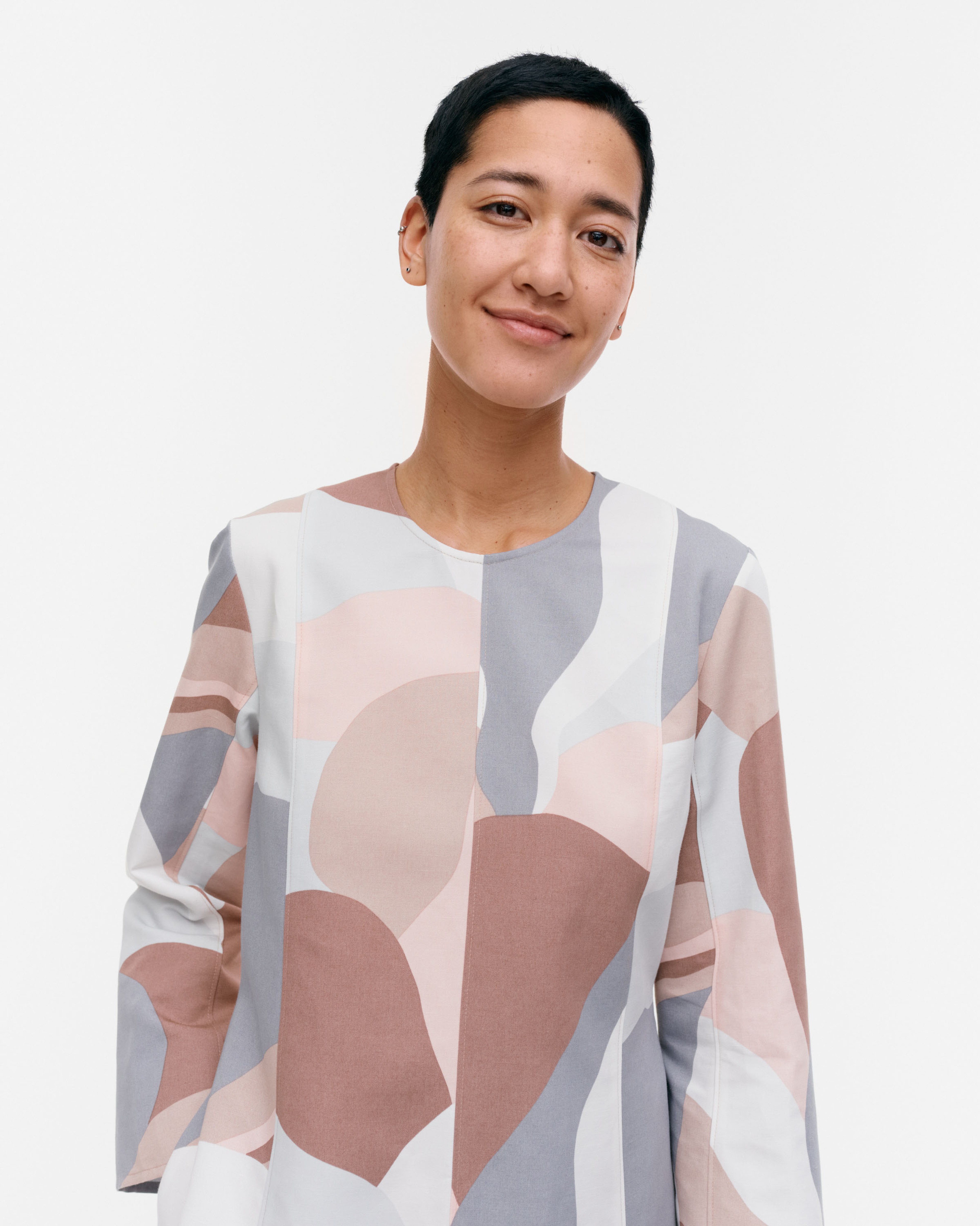 Loituma Kamelia Puuvillapellavamekko