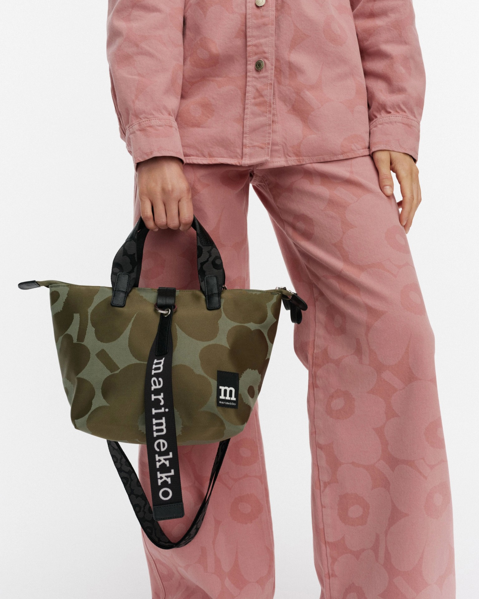 Tote S Unikko, Shoulder bag, green, light green,