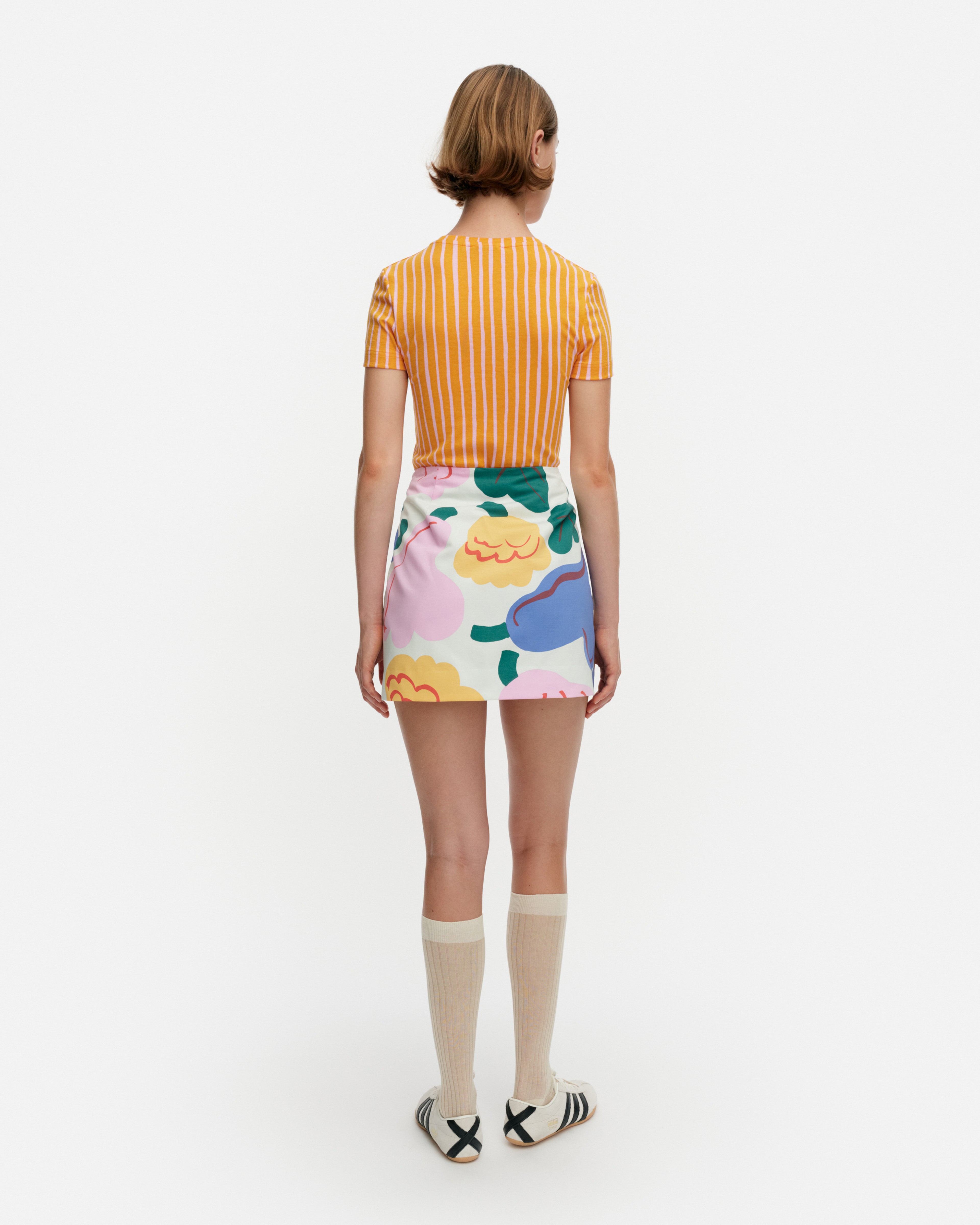 Iloita Kukasta Kukkaan, Skirt, light green, green, blue,