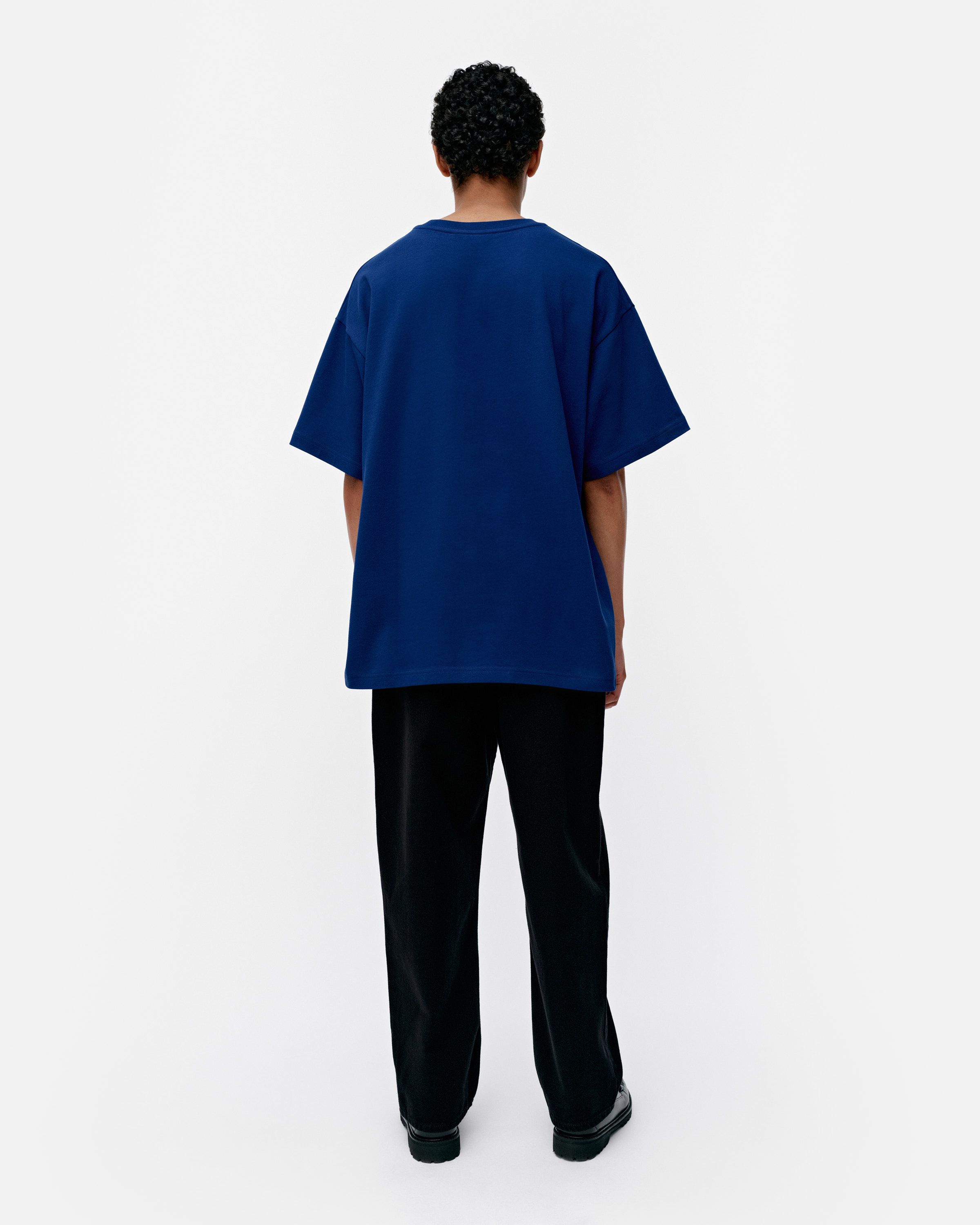 【2025SS】マリメッコ/ Nopeus Ostjakki Placment Tシャツ Nopeus Ostjakki Placment Kioski shirt | Marimekko