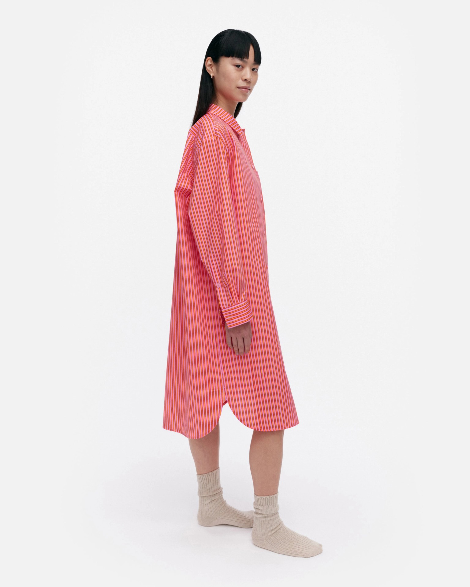 Unessa Rastas / Laila Gohar for Marimekko, Nightgown, light pink, red, yellow,