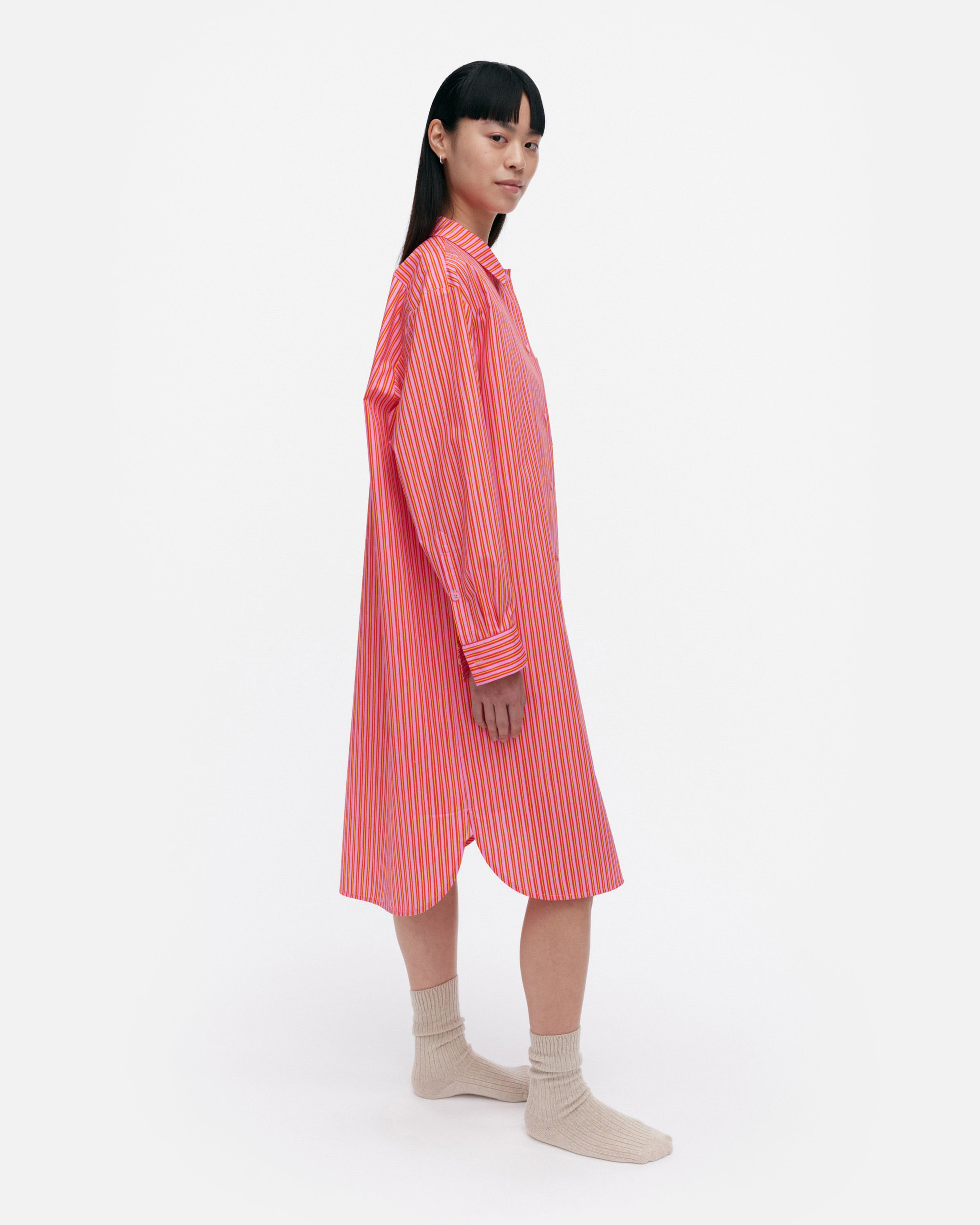 Unessa Rastas / Laila Gohar for Marimekko, Nightgown, light pink, red, yellow,