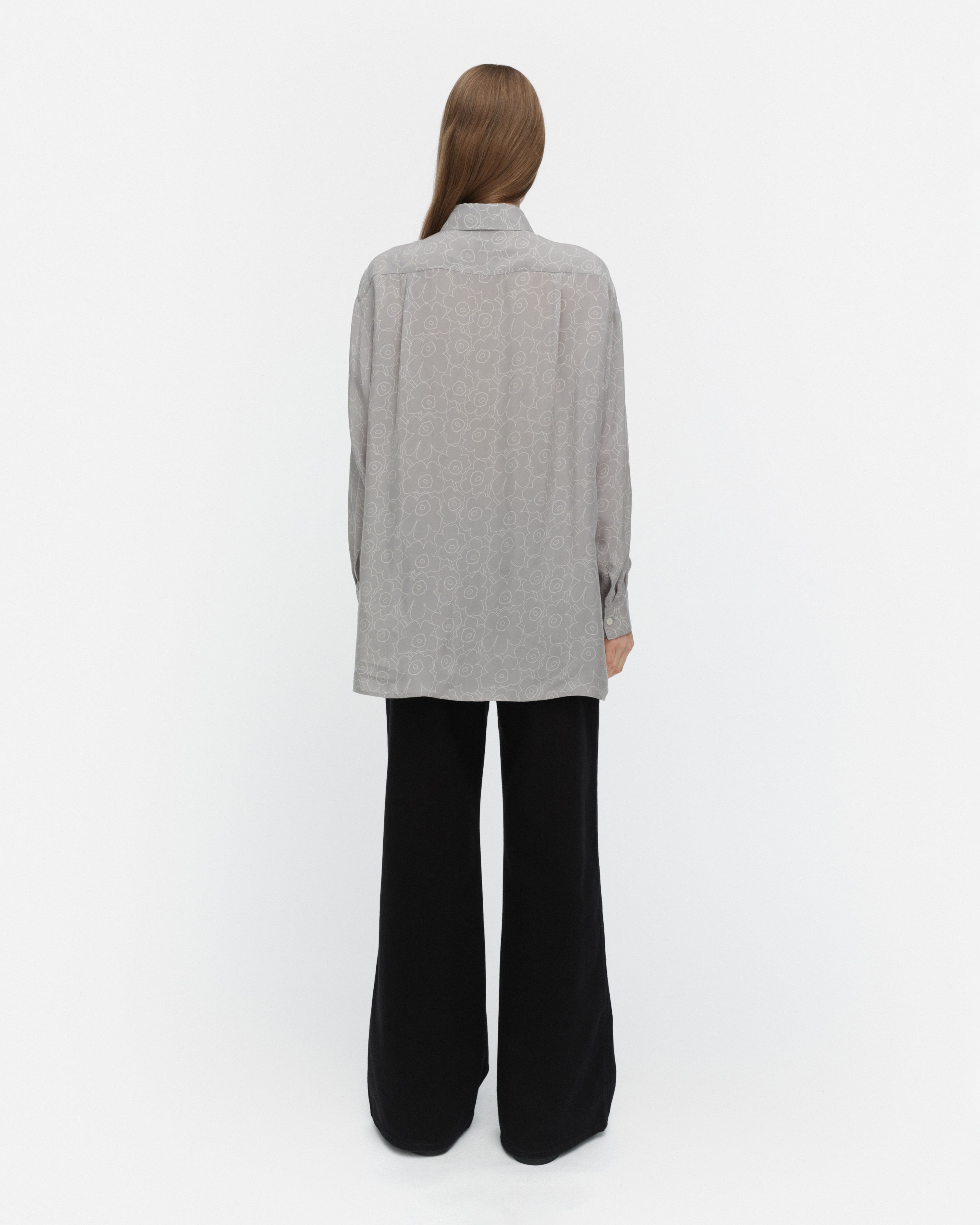 Runsas Piirto Unikko, Cupro shirt, grey, light grey,