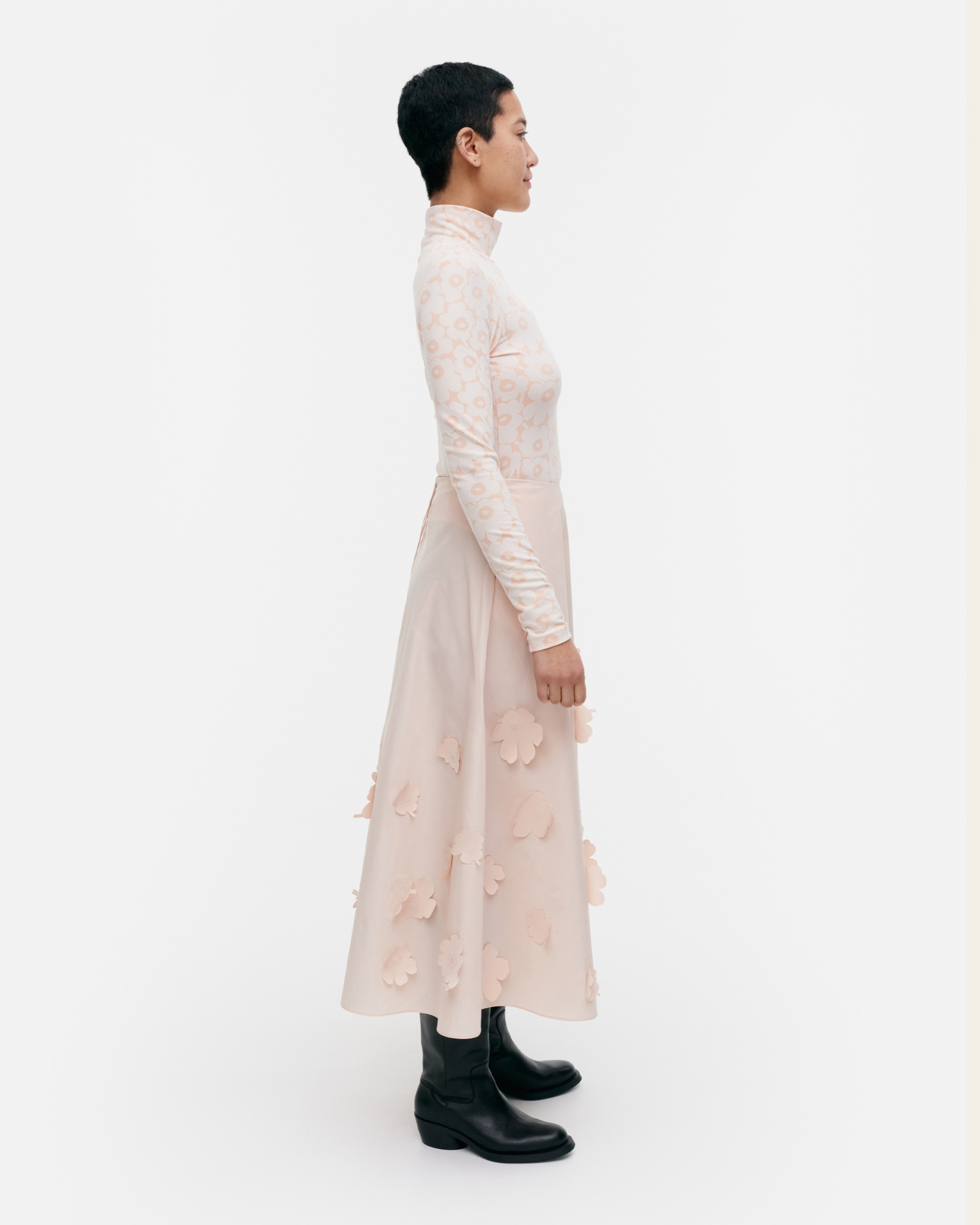 Kumarrus Unikko, Hame, vaaleanpunainen,