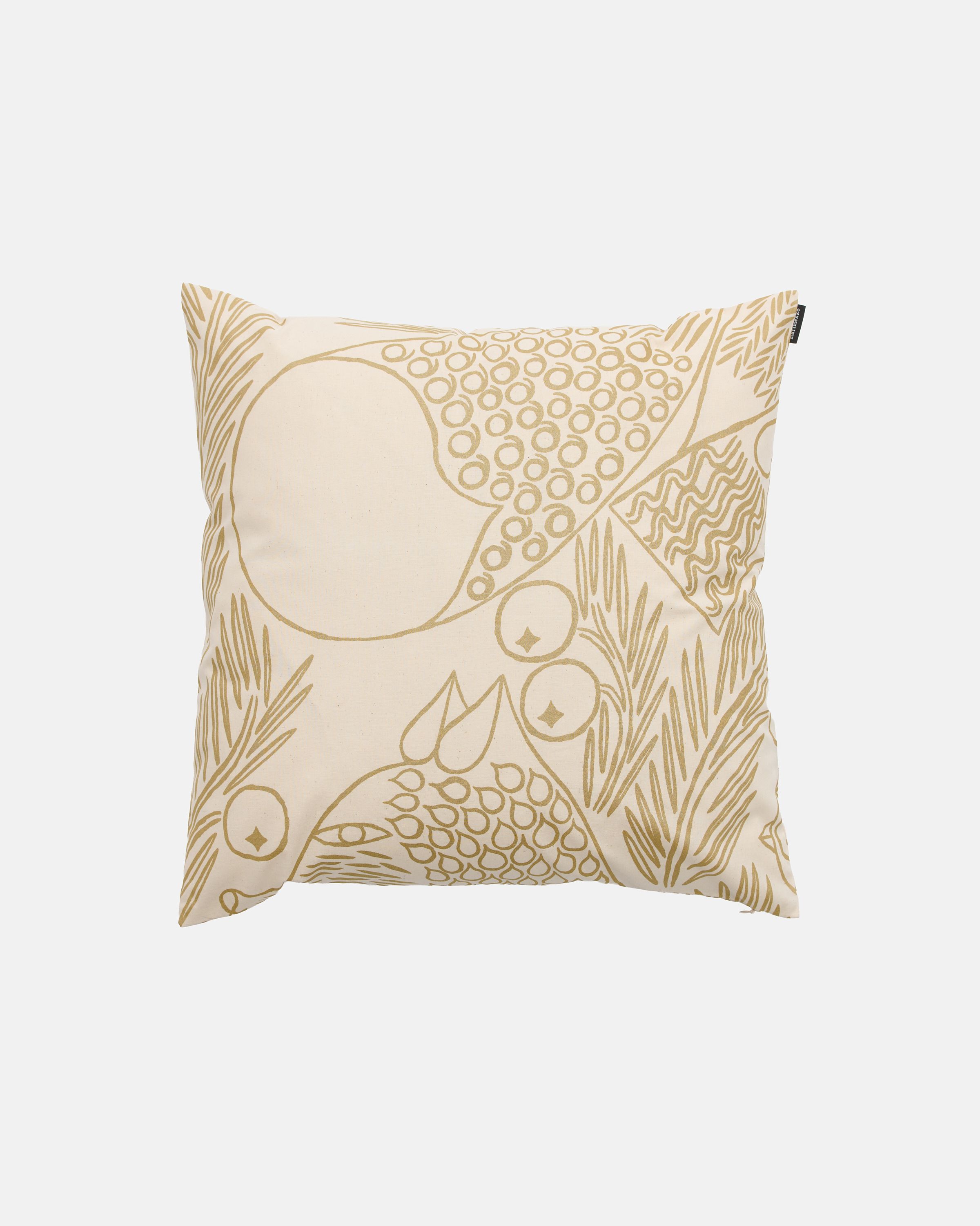 marimekko　掛布団カバー　150×210cm　KETUNMARJA Piirto Ketunmarja Cushion cover 50x50 cm off white, gold | Marimekko