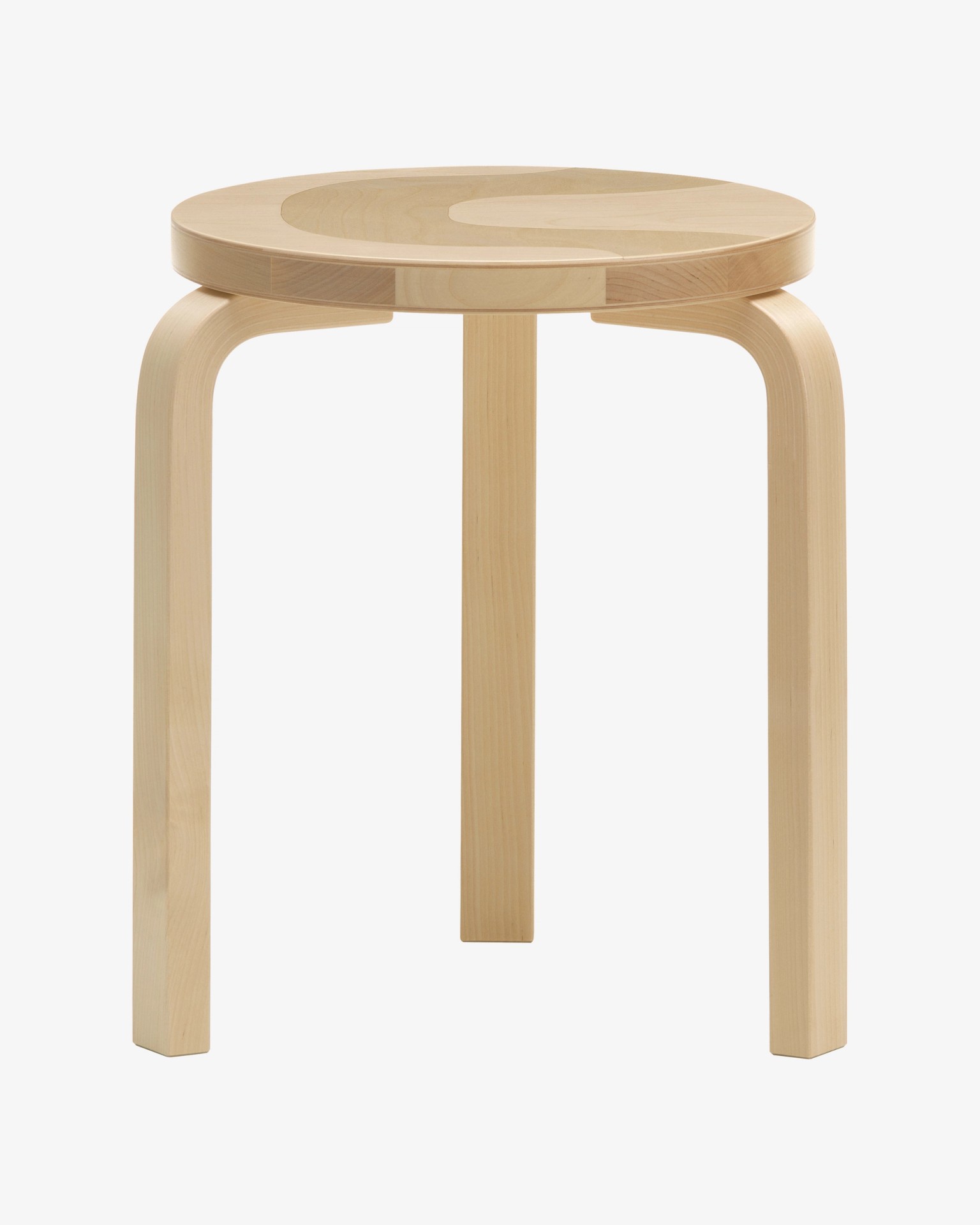 Stool 60 Seireeni, Artek + Marimekko, birch,
