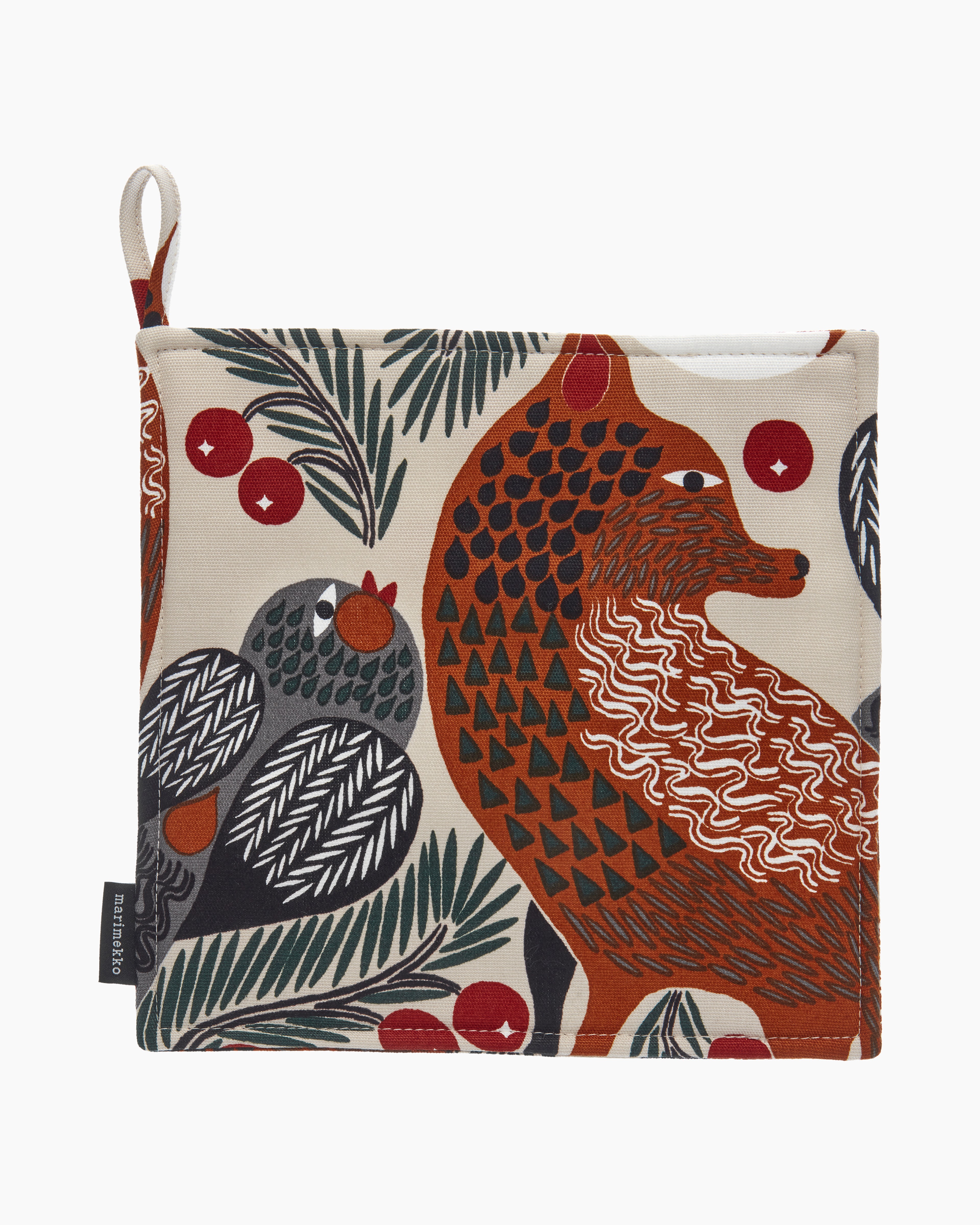 Ketunmarja, Pannulappu, beige, ruskea,