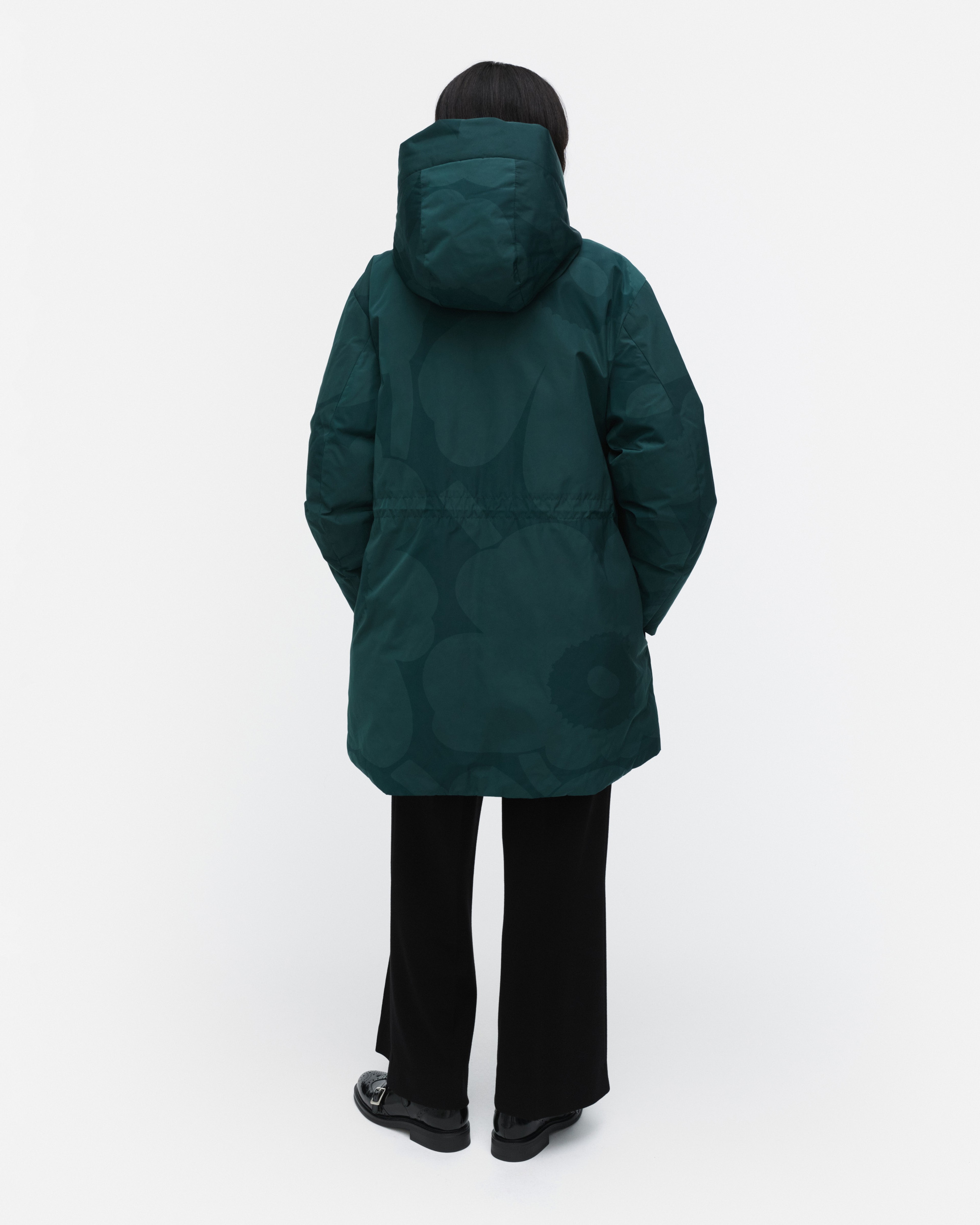 Käännös Unikko, Down coat, dark green, green,
