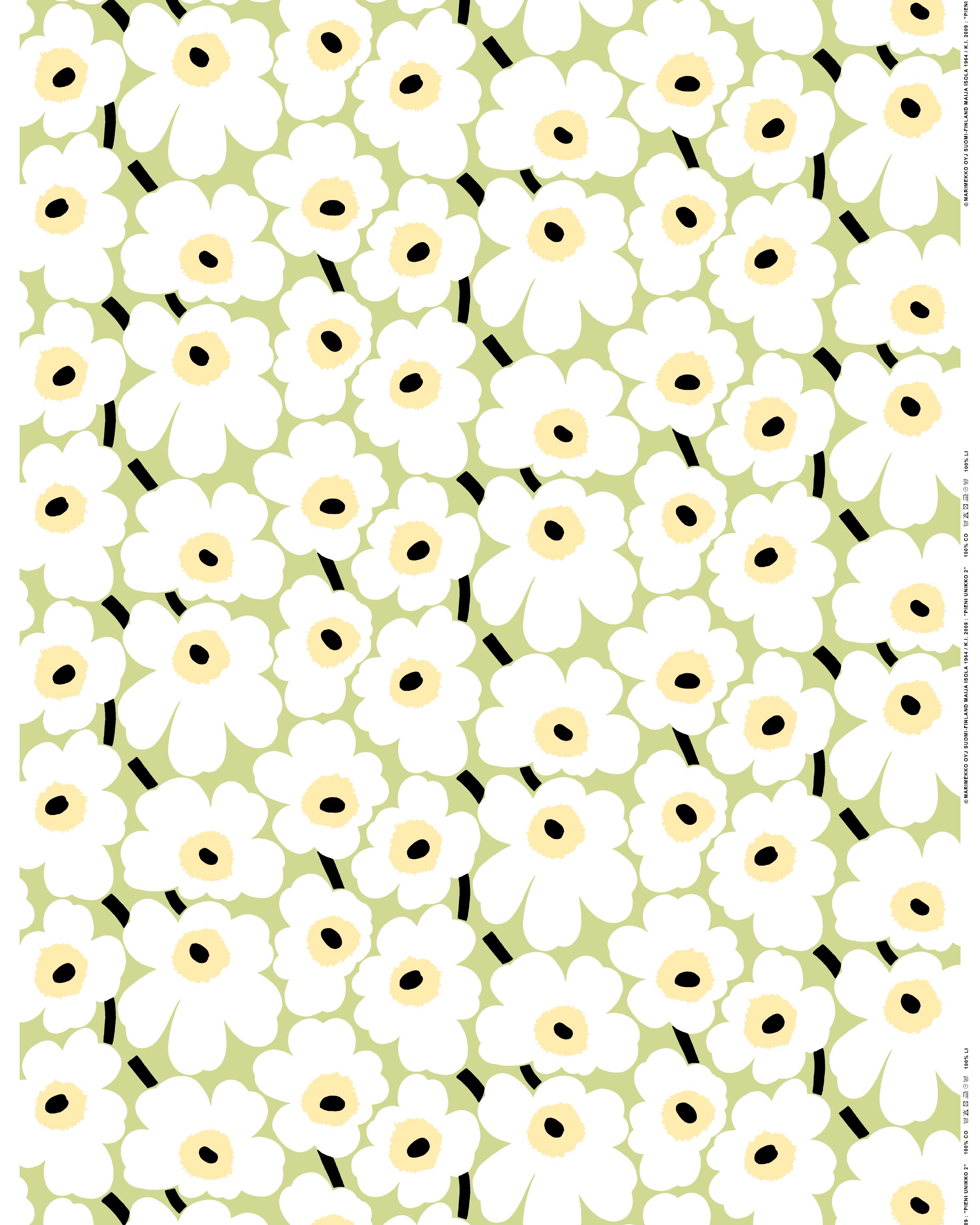 Pieni Unikko Cotton fabric | Marimekko