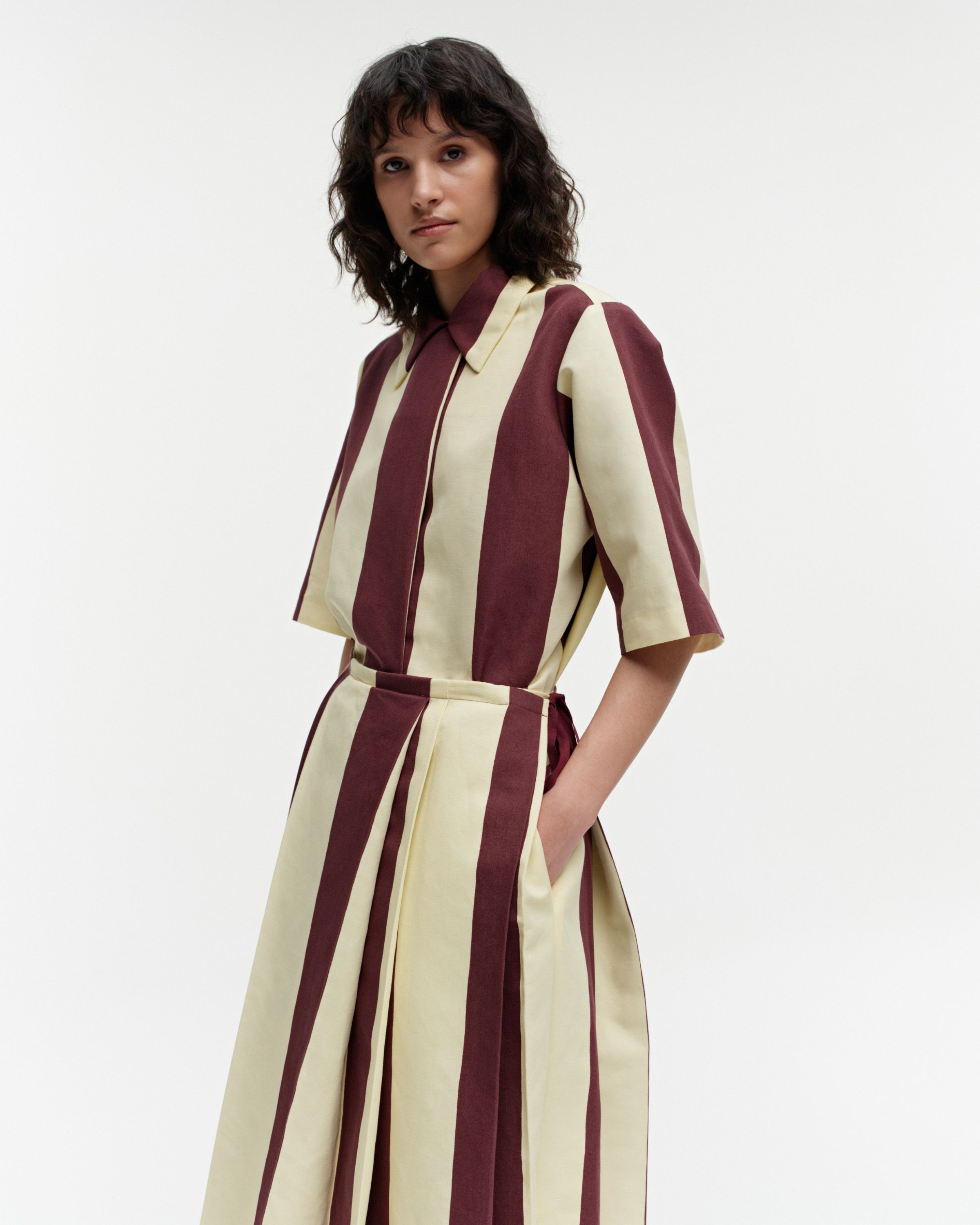 marimekko - Ainut Maalis スカート Ainut Maalis Cotton-linen skirt | Marimekko