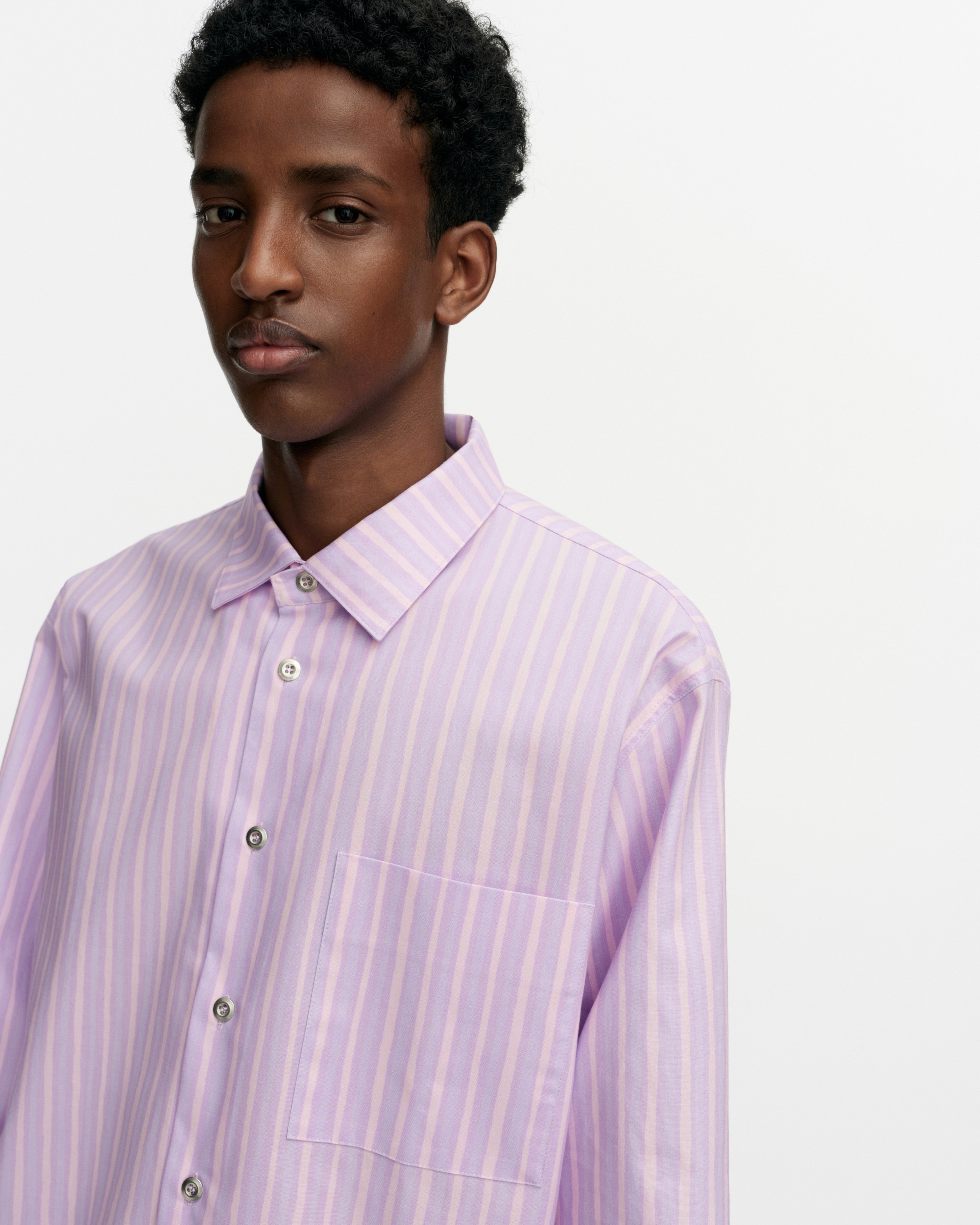 Jokapoika, Kioski cotton shirt, l.lilac, l.pink,