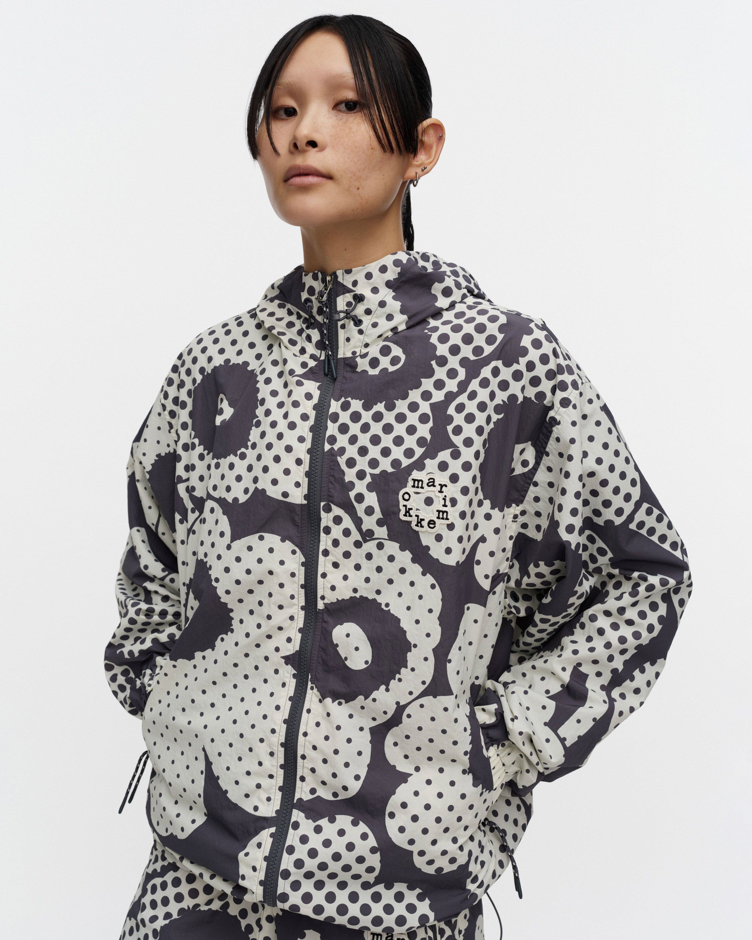 最終日！新品　 marimekko トレーニングウェア　3点 Sattuma Unikko Kioski activewear coat | Marimekko