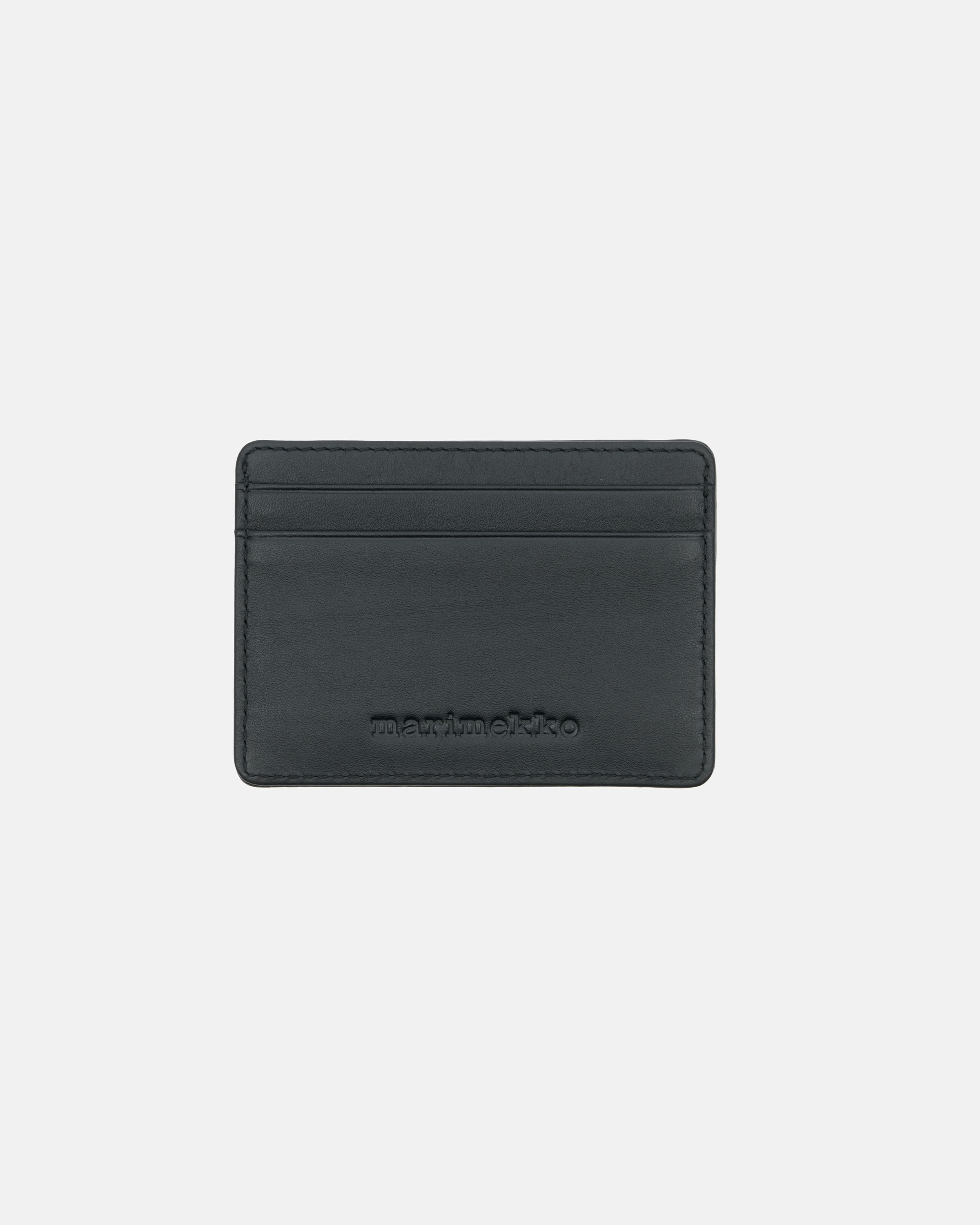Card holder Unikko Wallet black | Marimekko