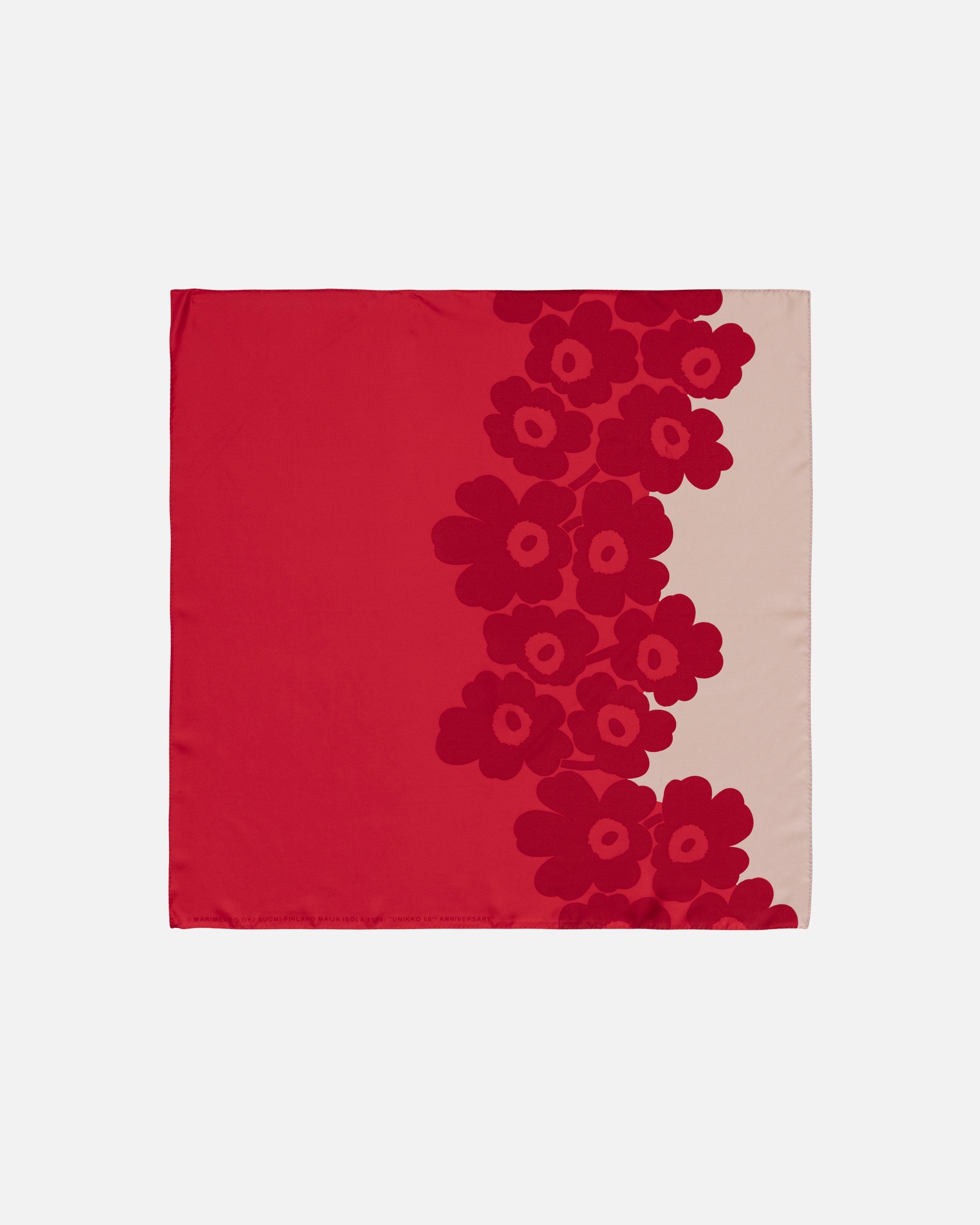Lauhtua Unikko Silk scarf | Marimekko