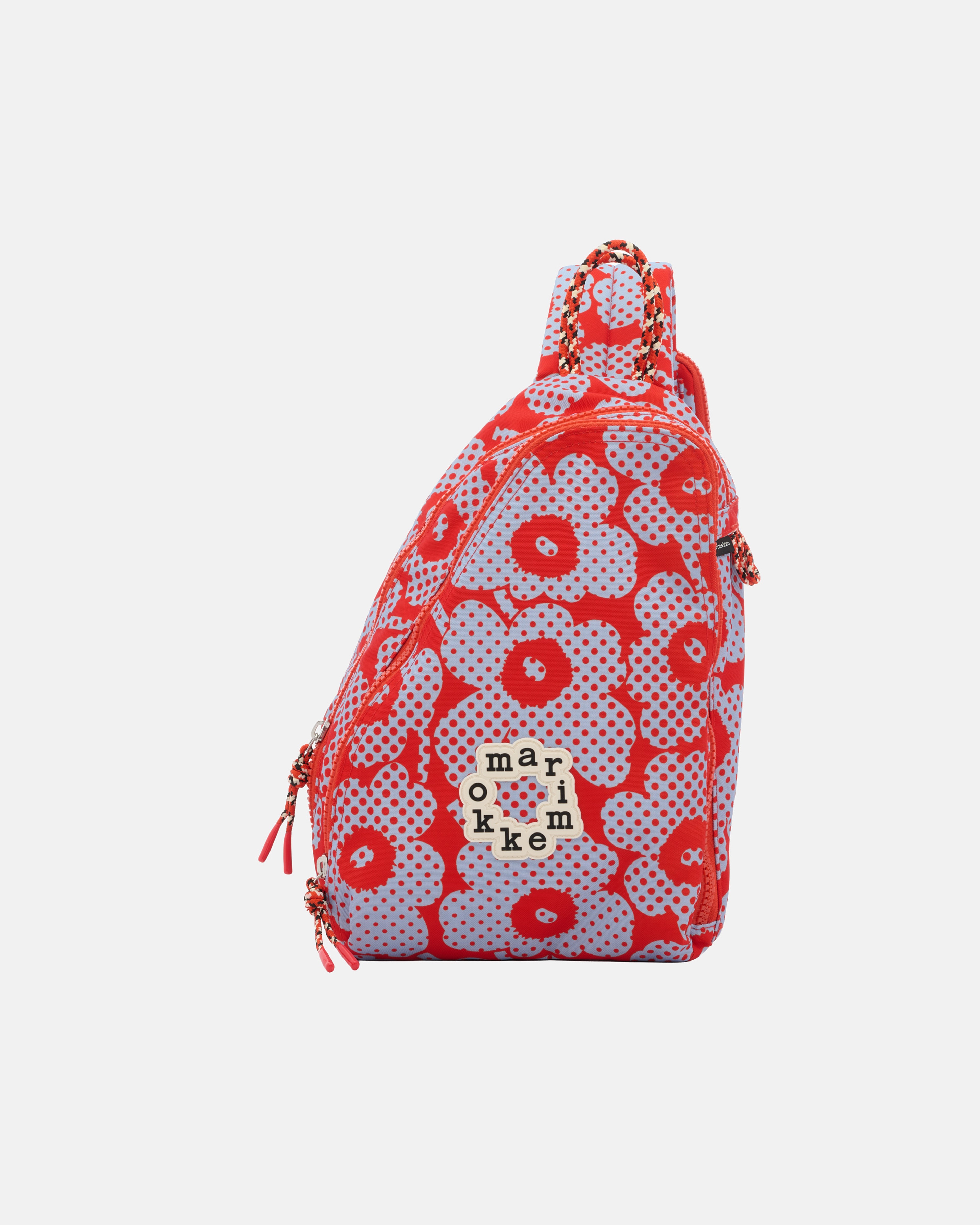 Pirteä Unikko, Kioski Backbag, red, light blue,