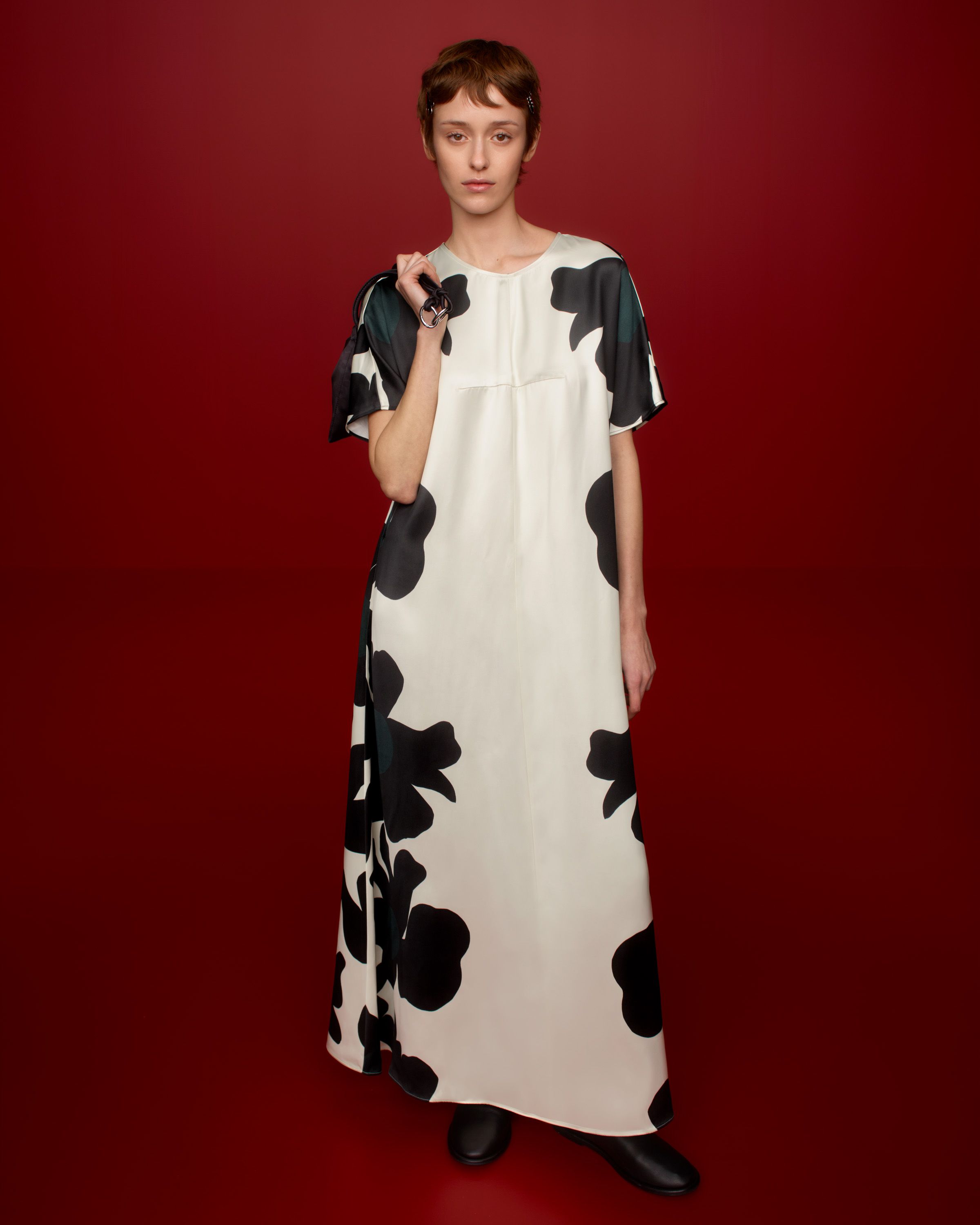 Kivet cotton fabric white,black | Marimekko