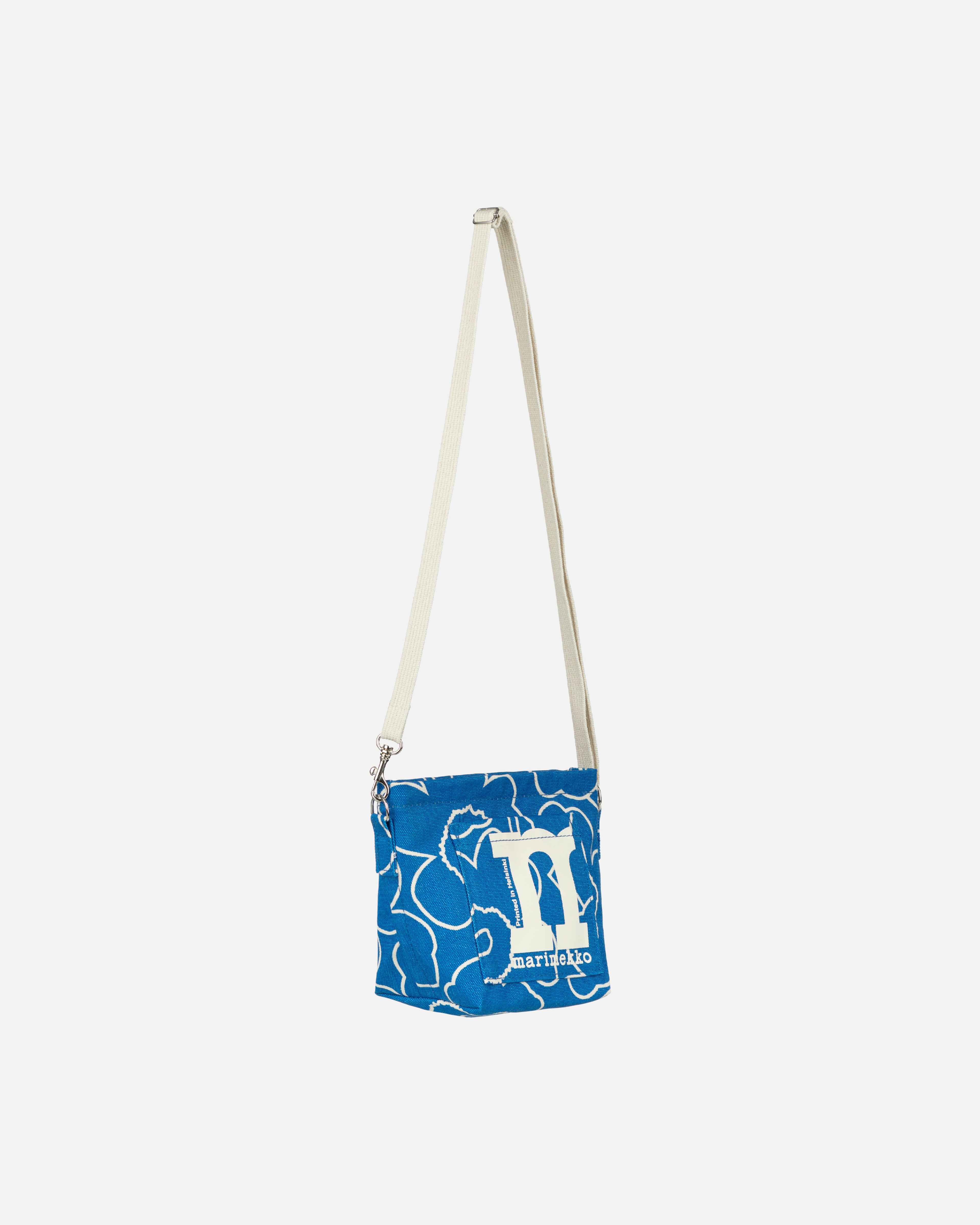 Mono Mini Crossbody Piirto Unikko, Shoulder bag, blue, off white,
