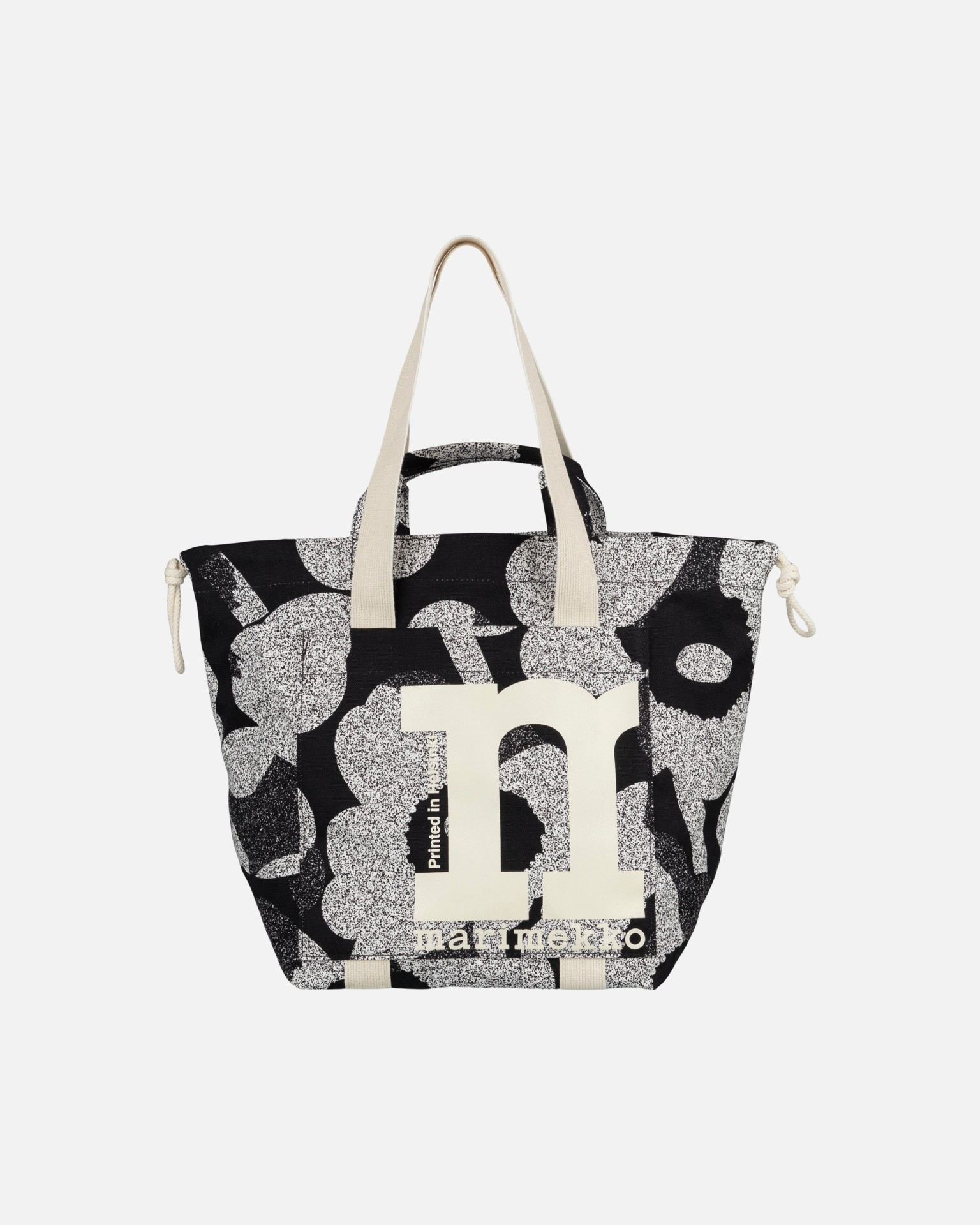 Mono City Tote Unikko, Bag, black, white,