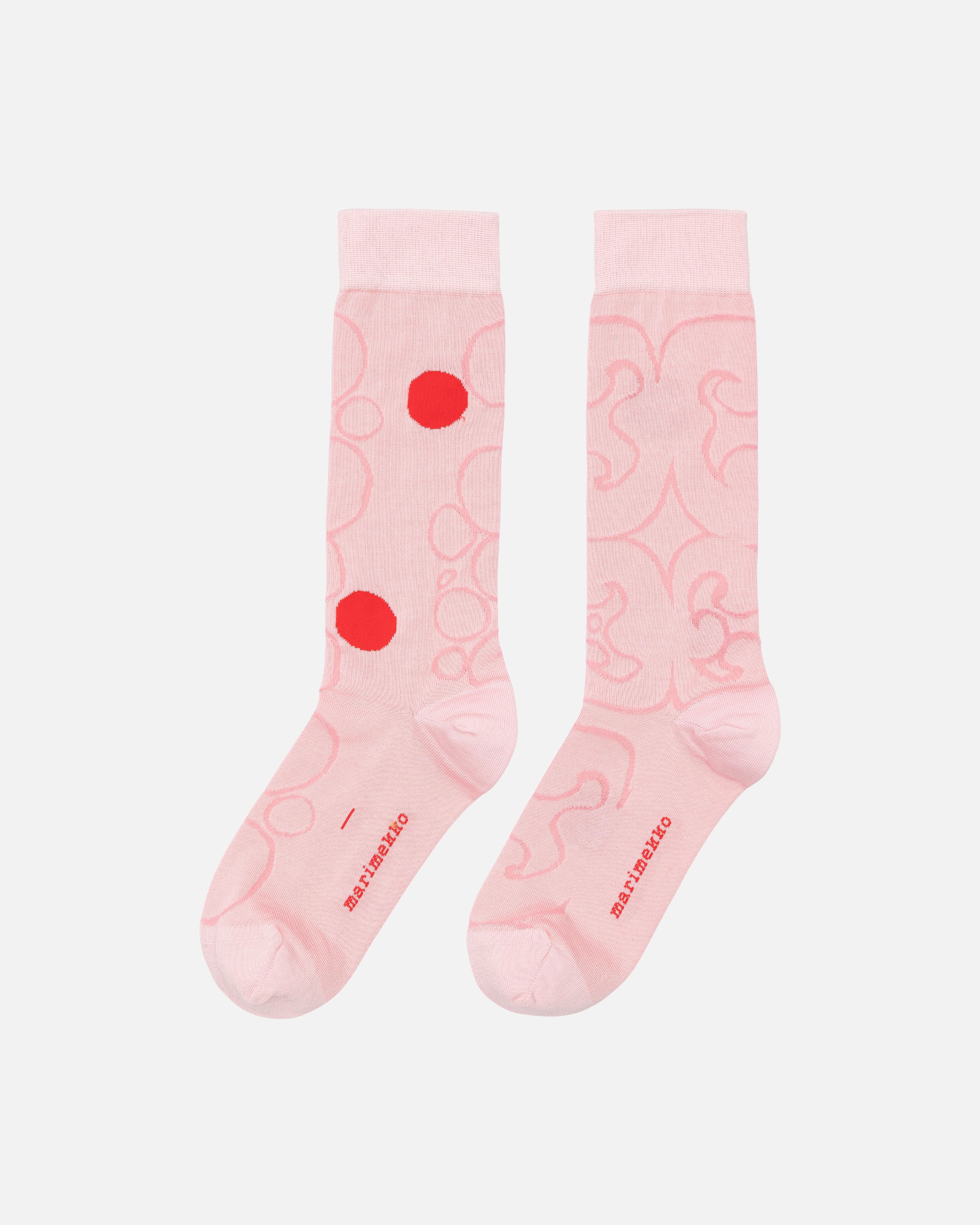 Sissi Keidas, Socks, light pink, red,
