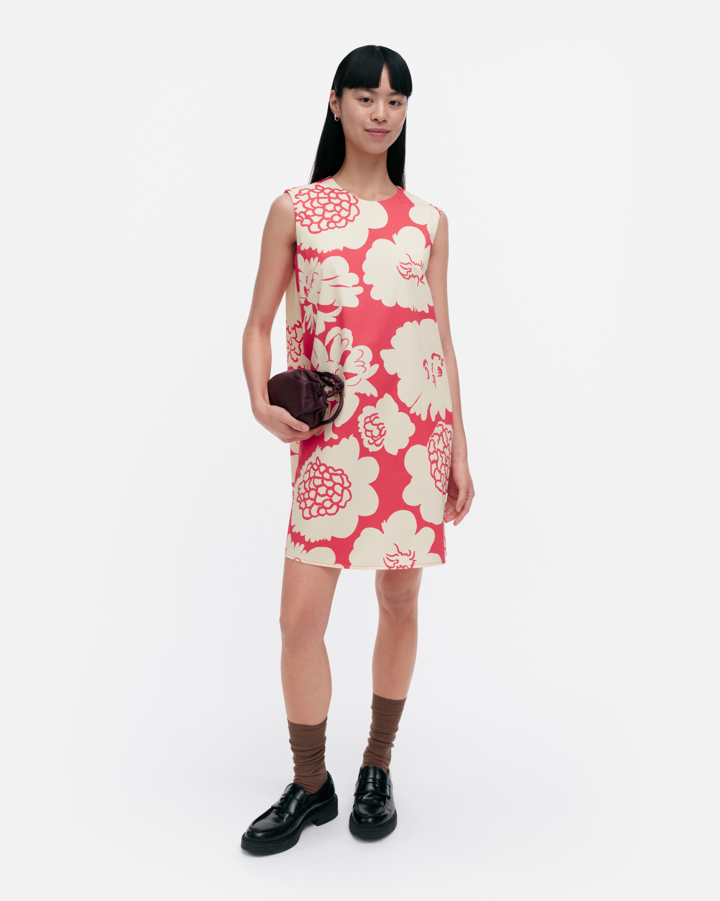 ◆Marimekko NEW◆Avomeri Poiminto コットンポプリン ドレス◆ Avomeri Poiminto Cotton Poplin Dress 100cm | MARIMEKKO