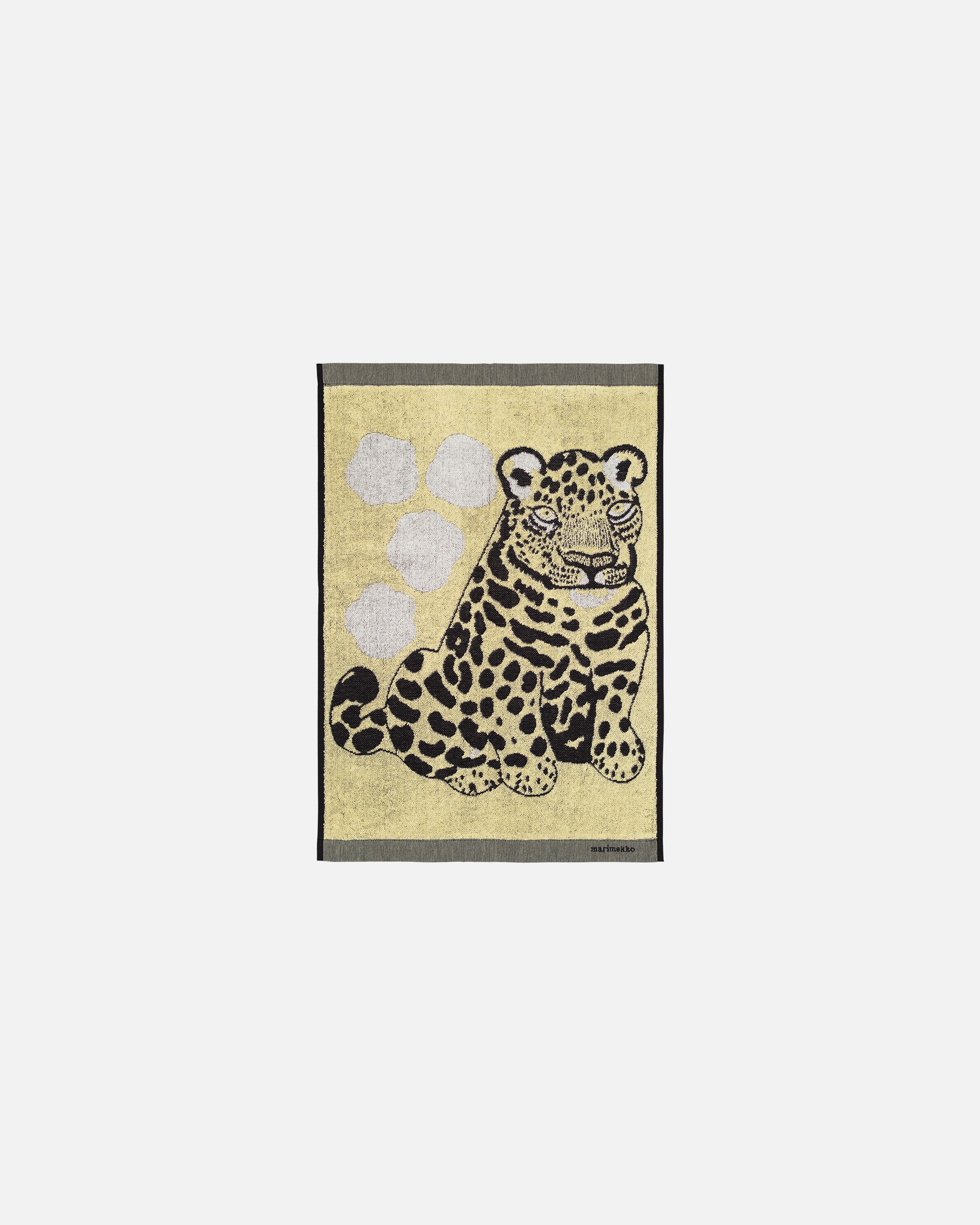 Kaksoset, Handtuch 50 x 70 cm, hellgelb, schwarz, greige,