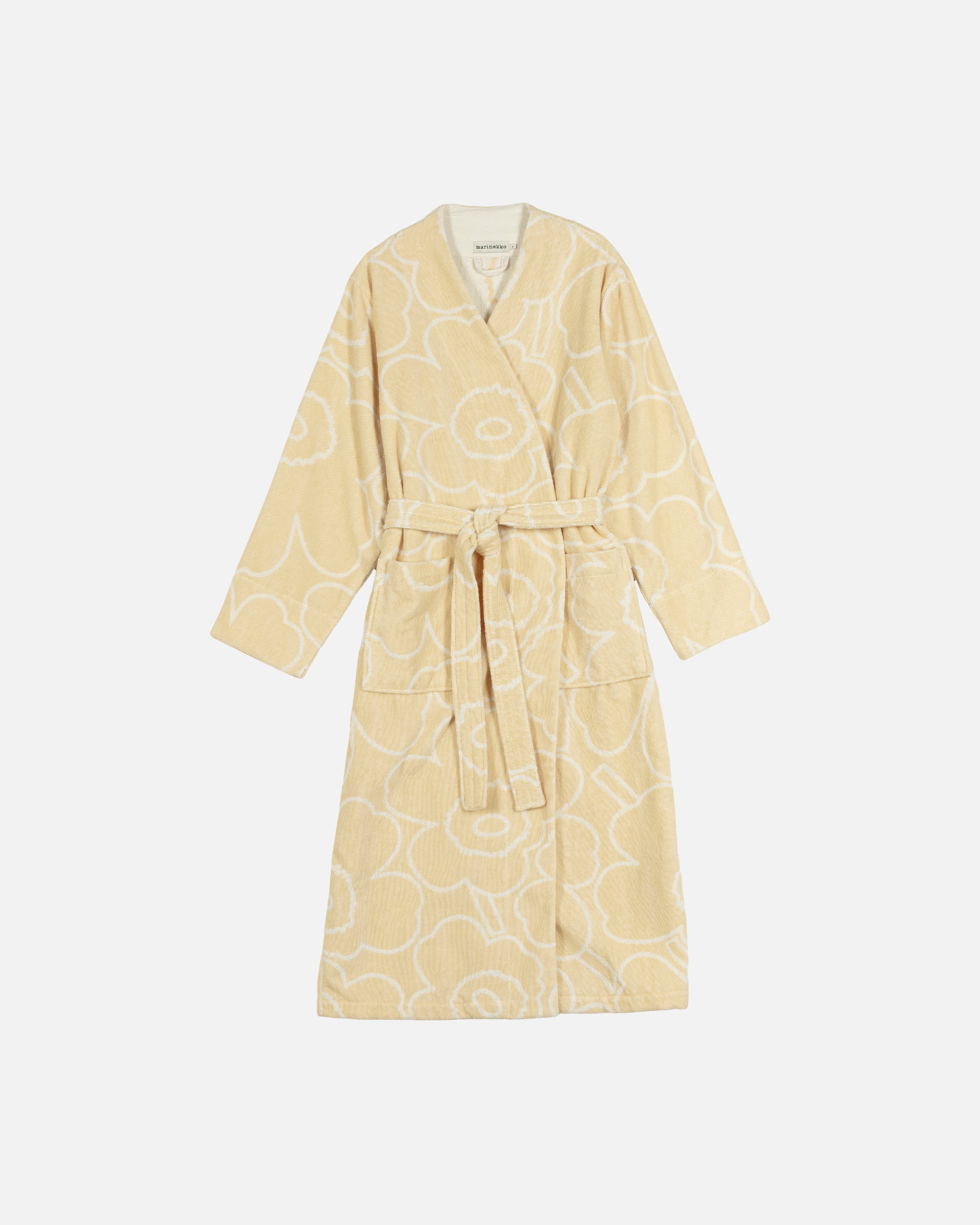 Piirto Unikko, Bathrobe, straw, off white,