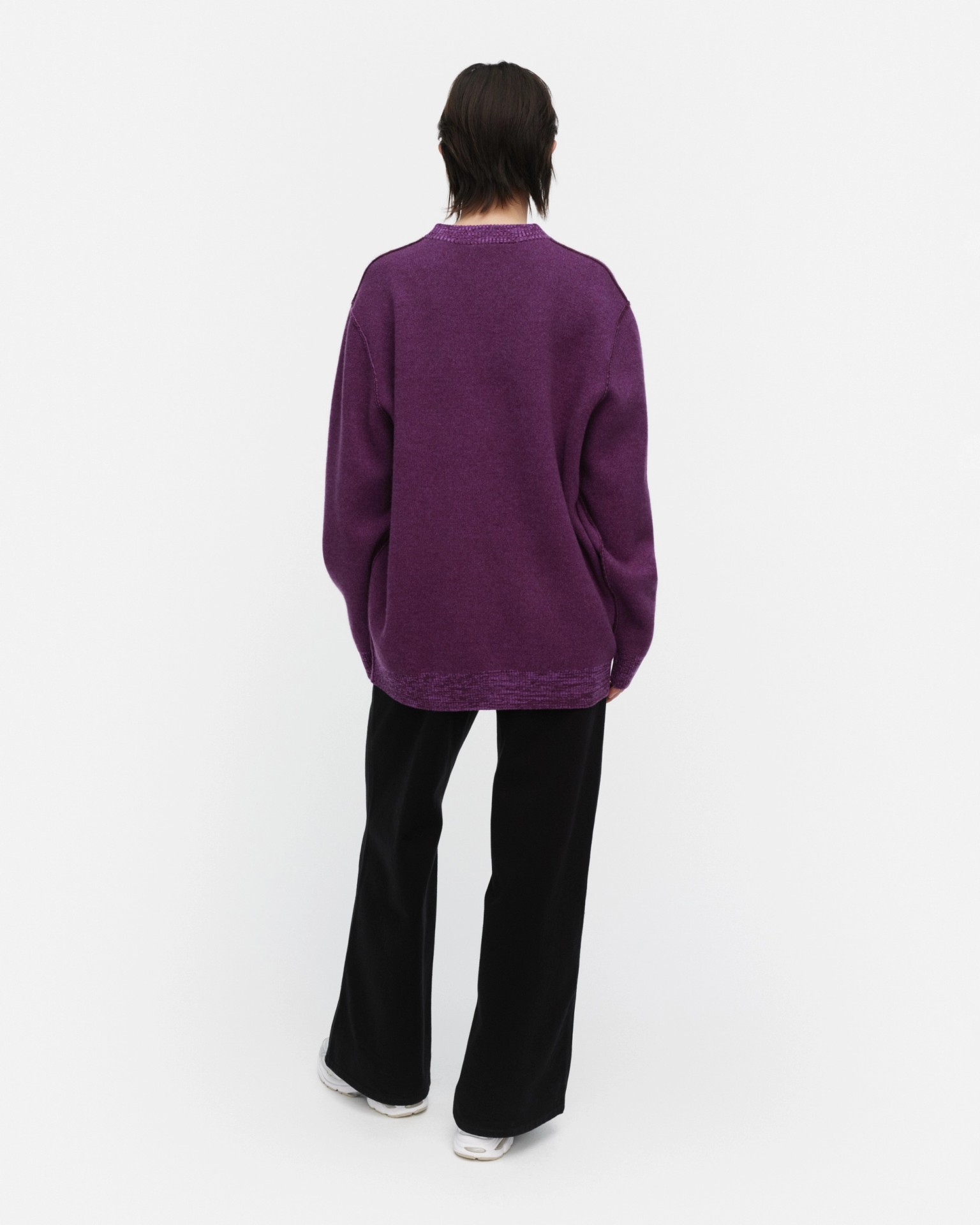 Rws Ruusut Vihkiruusu, Pull en laine tricoté, violet foncé, lilas,