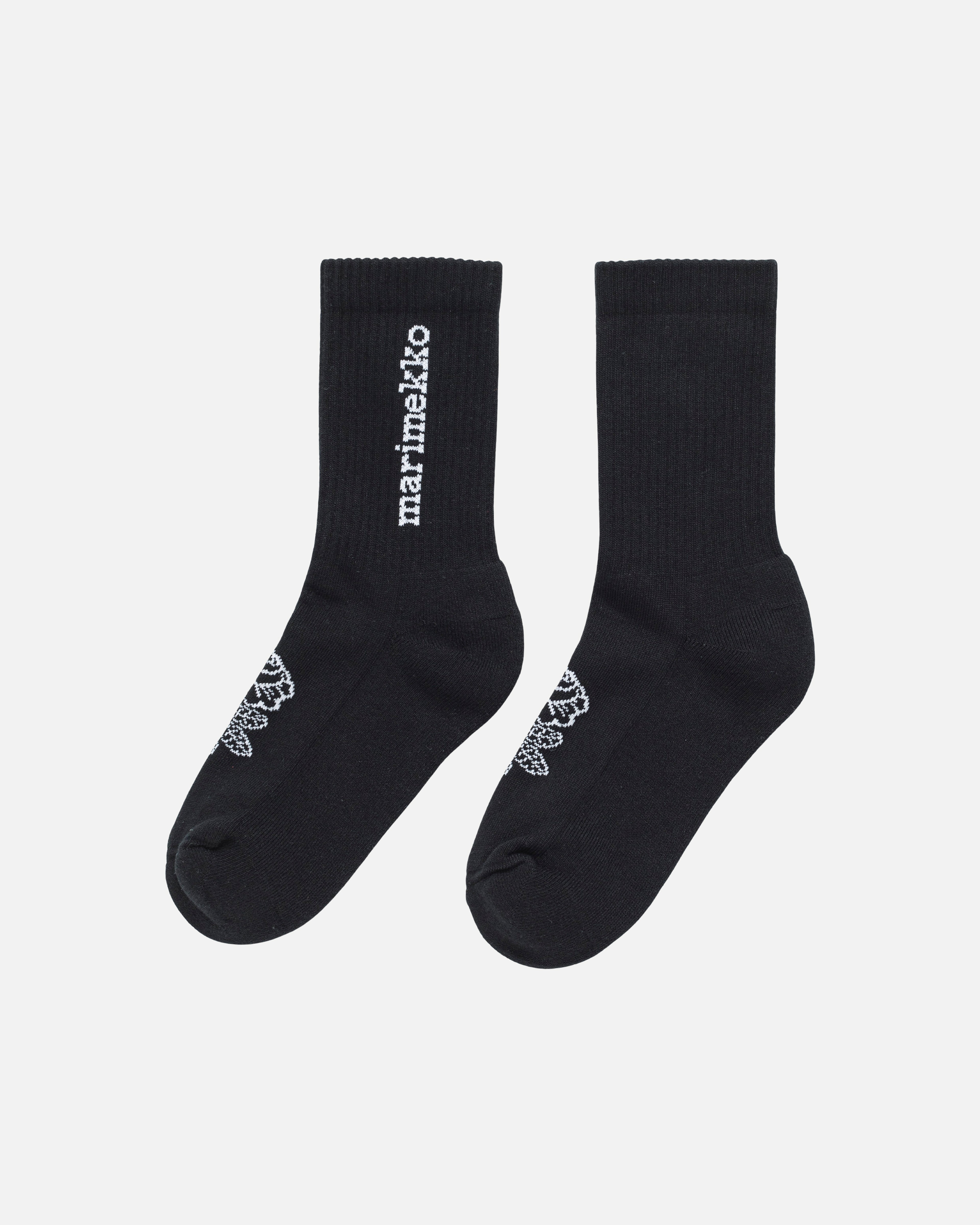 Puikea Vihkiruusu Logo, Kioski socks, black, white,