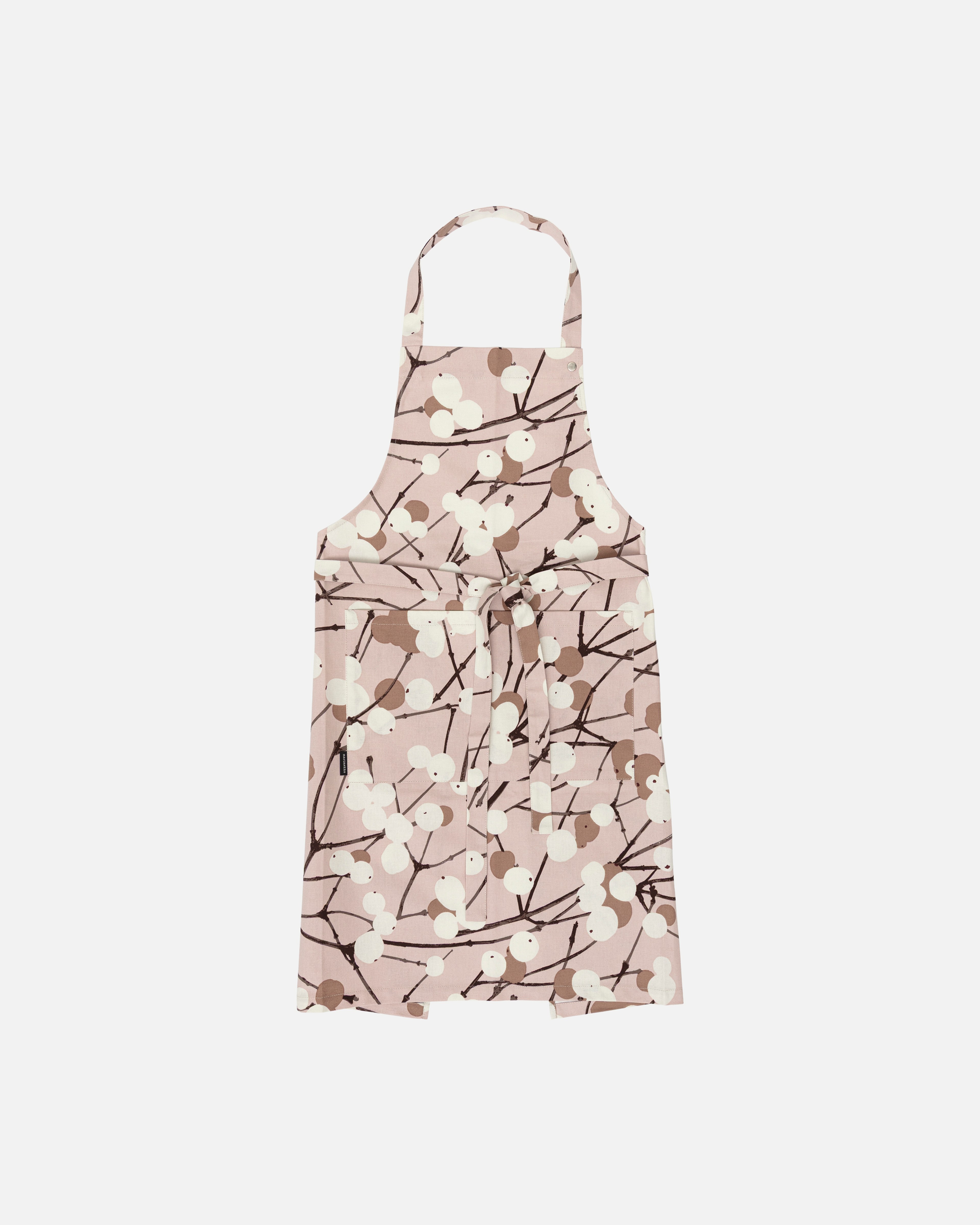 Lumimarja, Esiliina, v.punainen,ruskea, l.valkoinen,