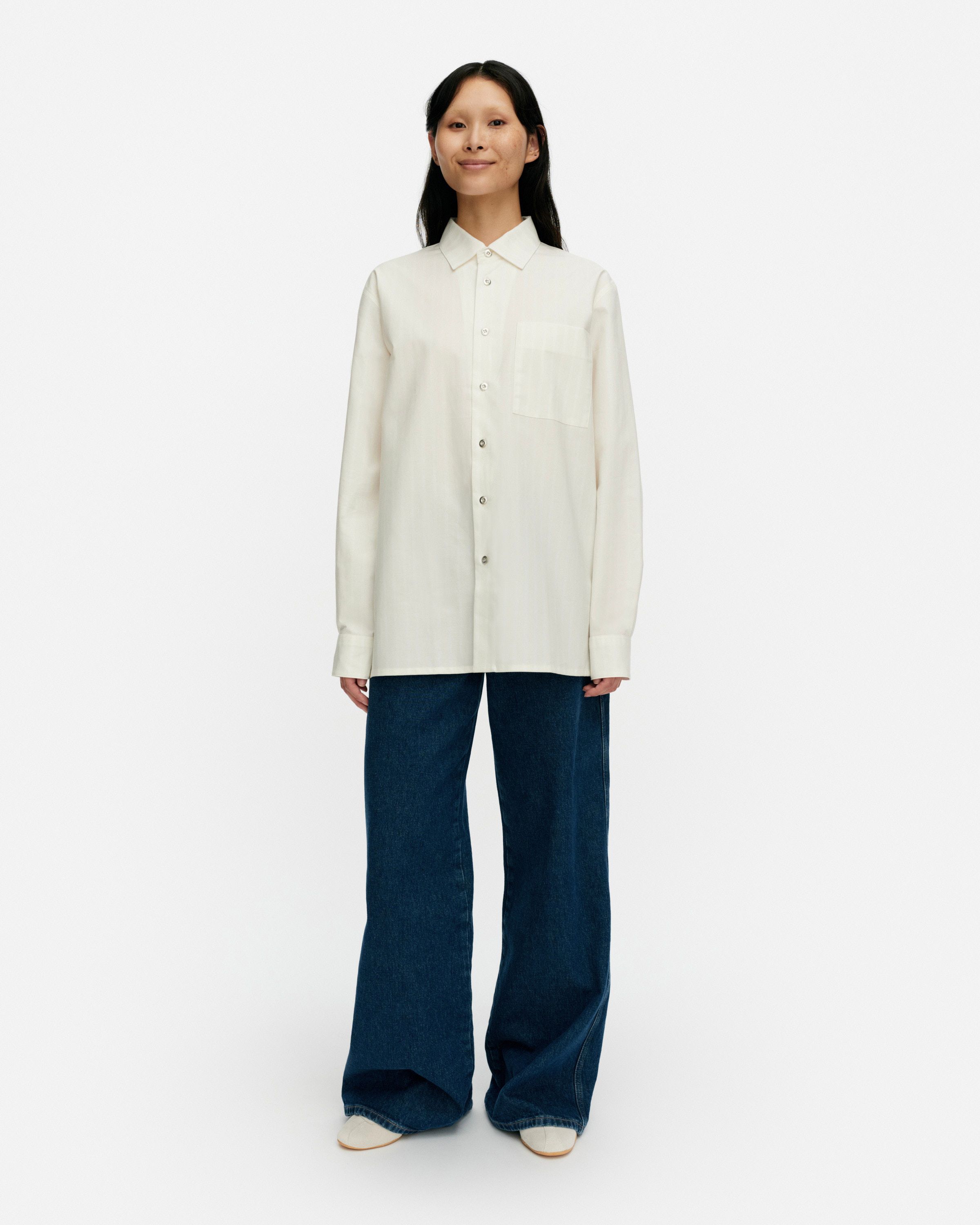 Jokapoika Kioski cotton shirt | Marimekko