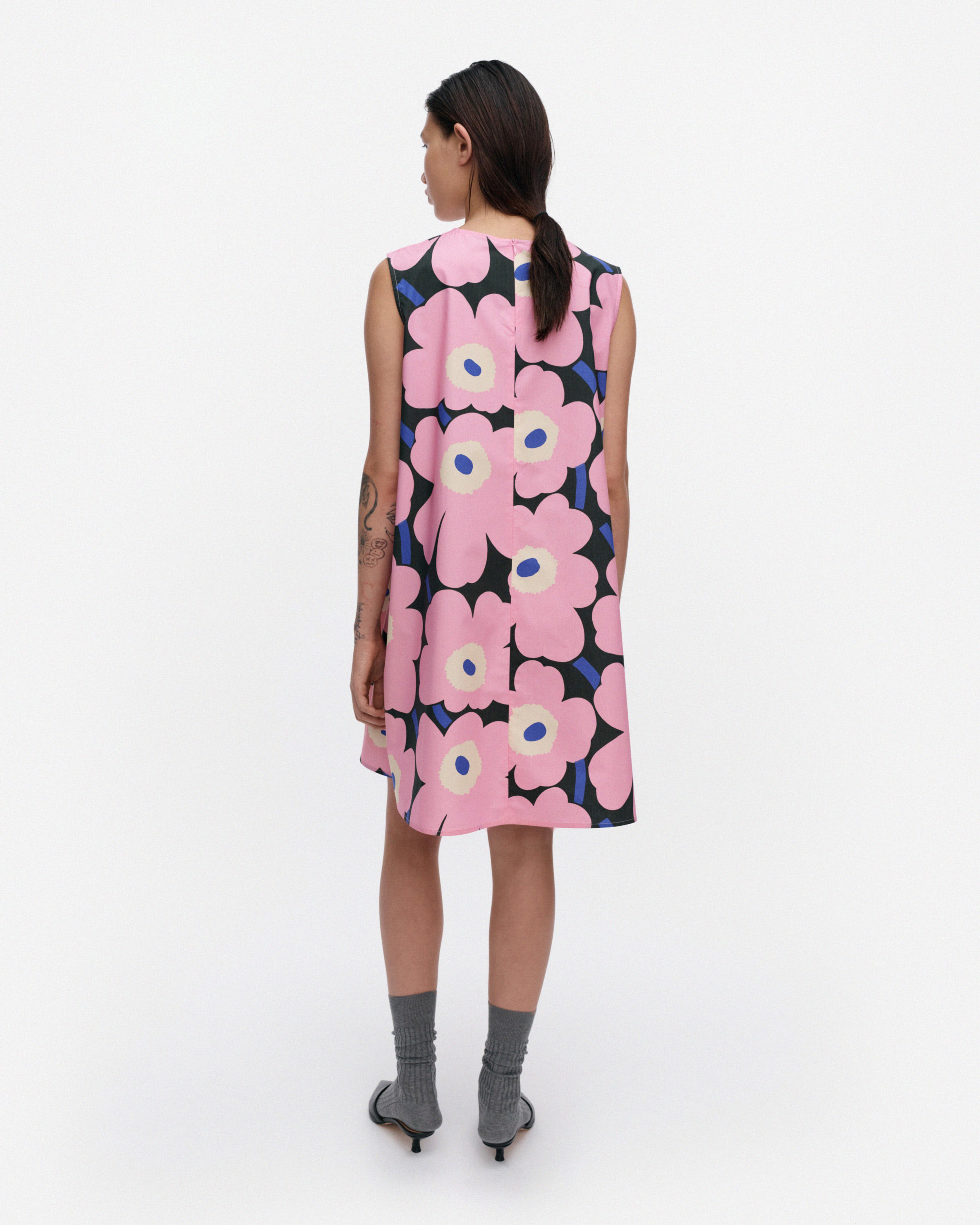 Ae Palatsi Unikko, Dress, 365-pink, green, blue,