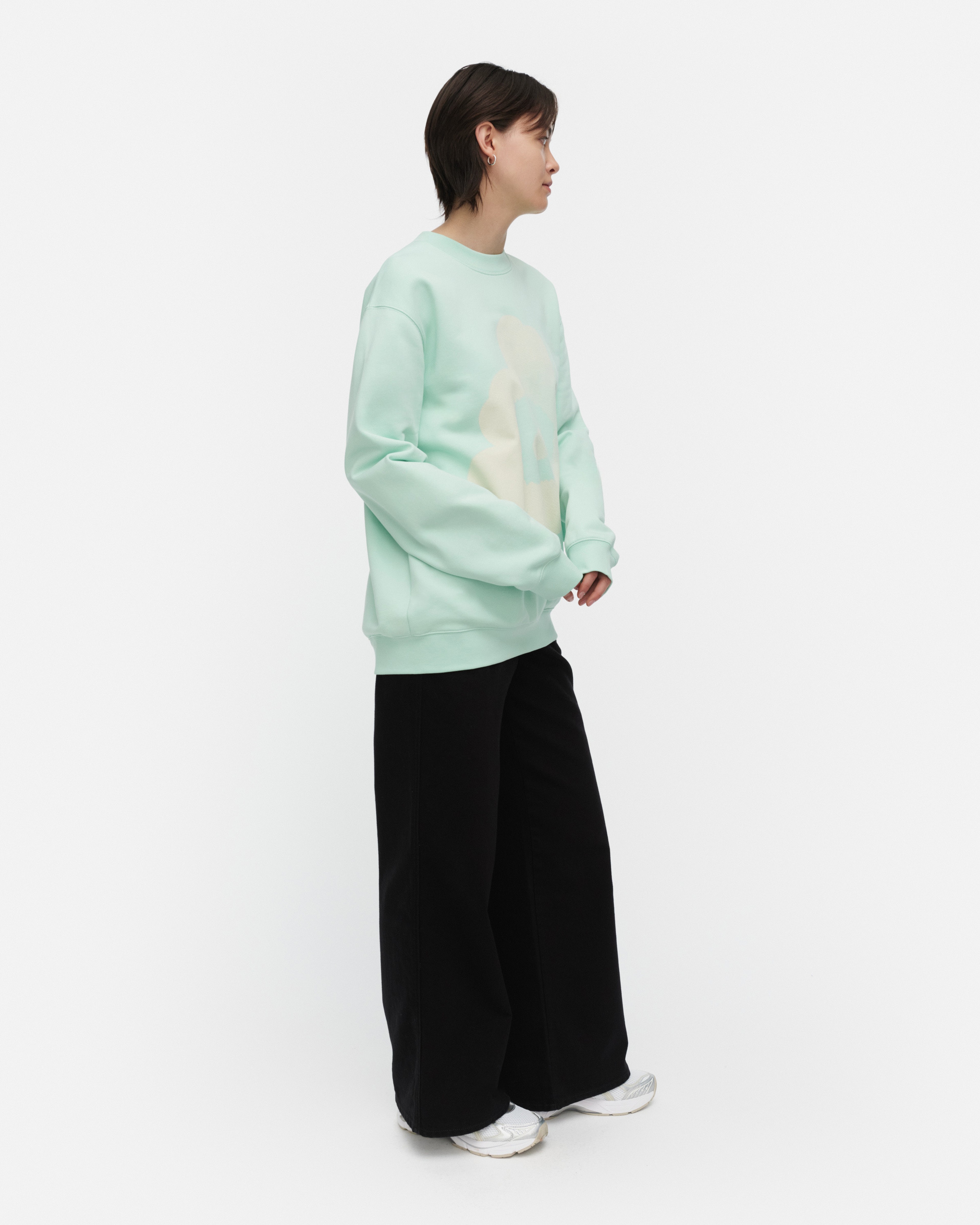 Loisto Unikko Placement, Kioski sweatshirt, mint, off white,