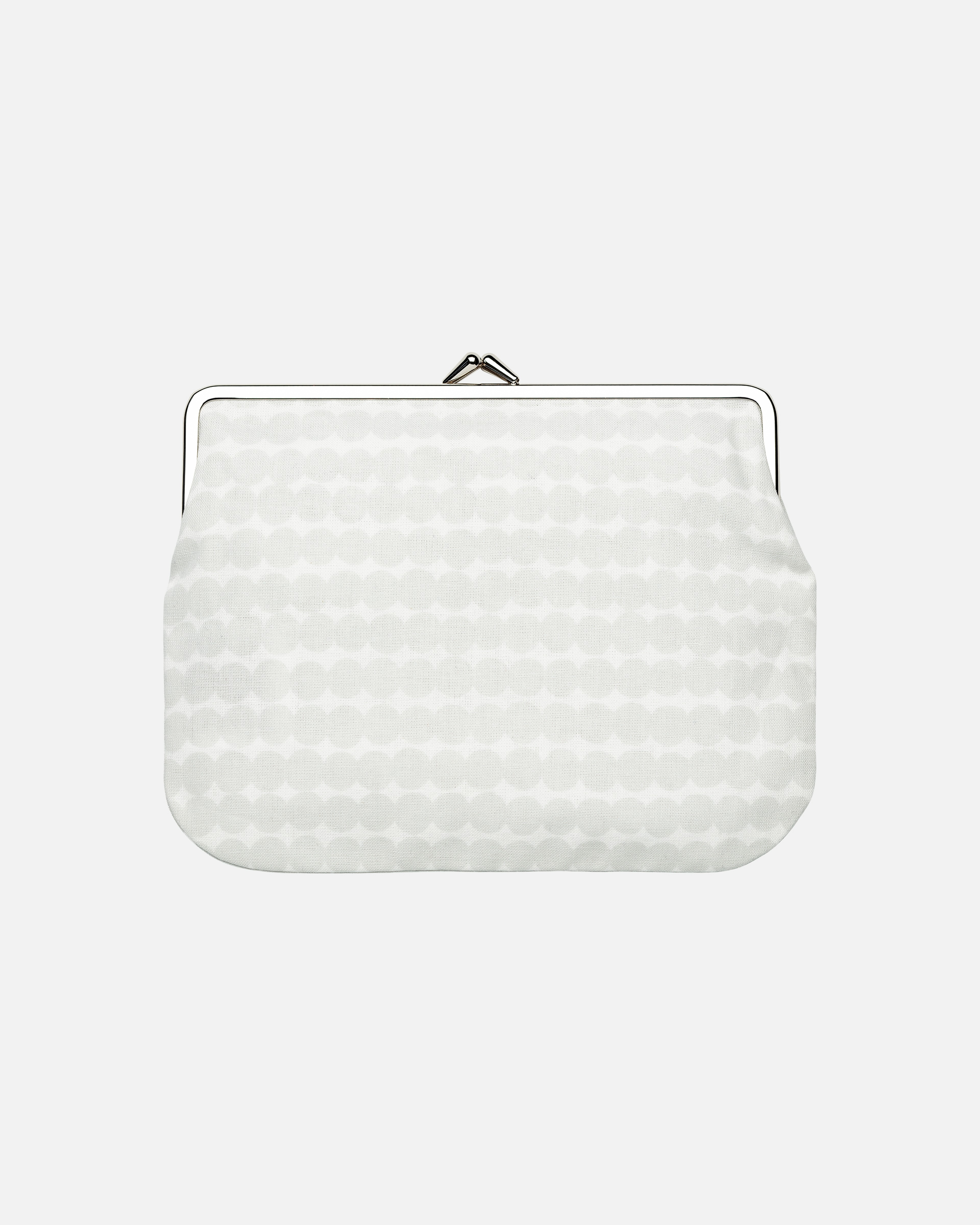 Puolikas Kukkaro Räsymatto, Purse, white, beige,