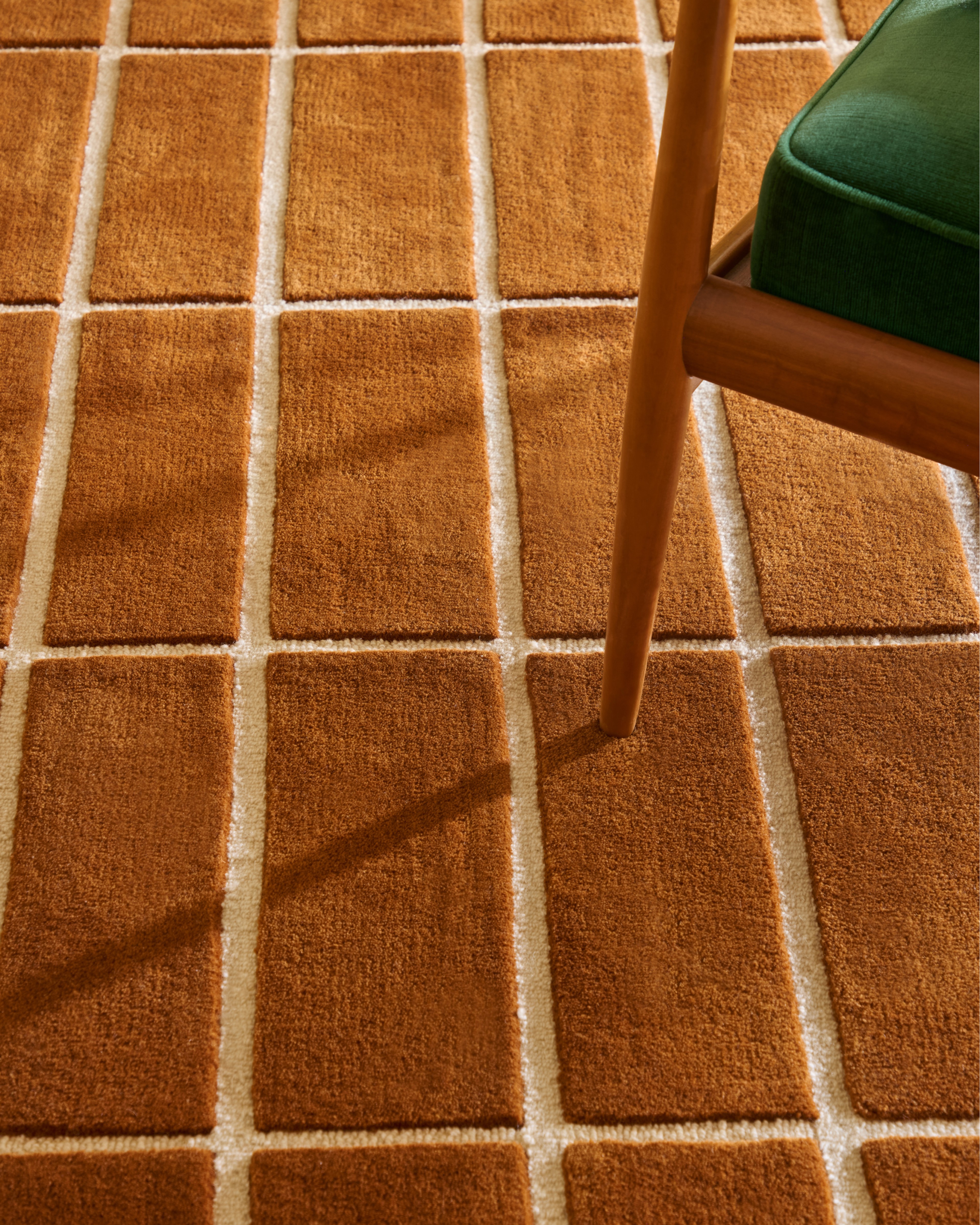 Tiiliskivi Rug 140 x 200 cm