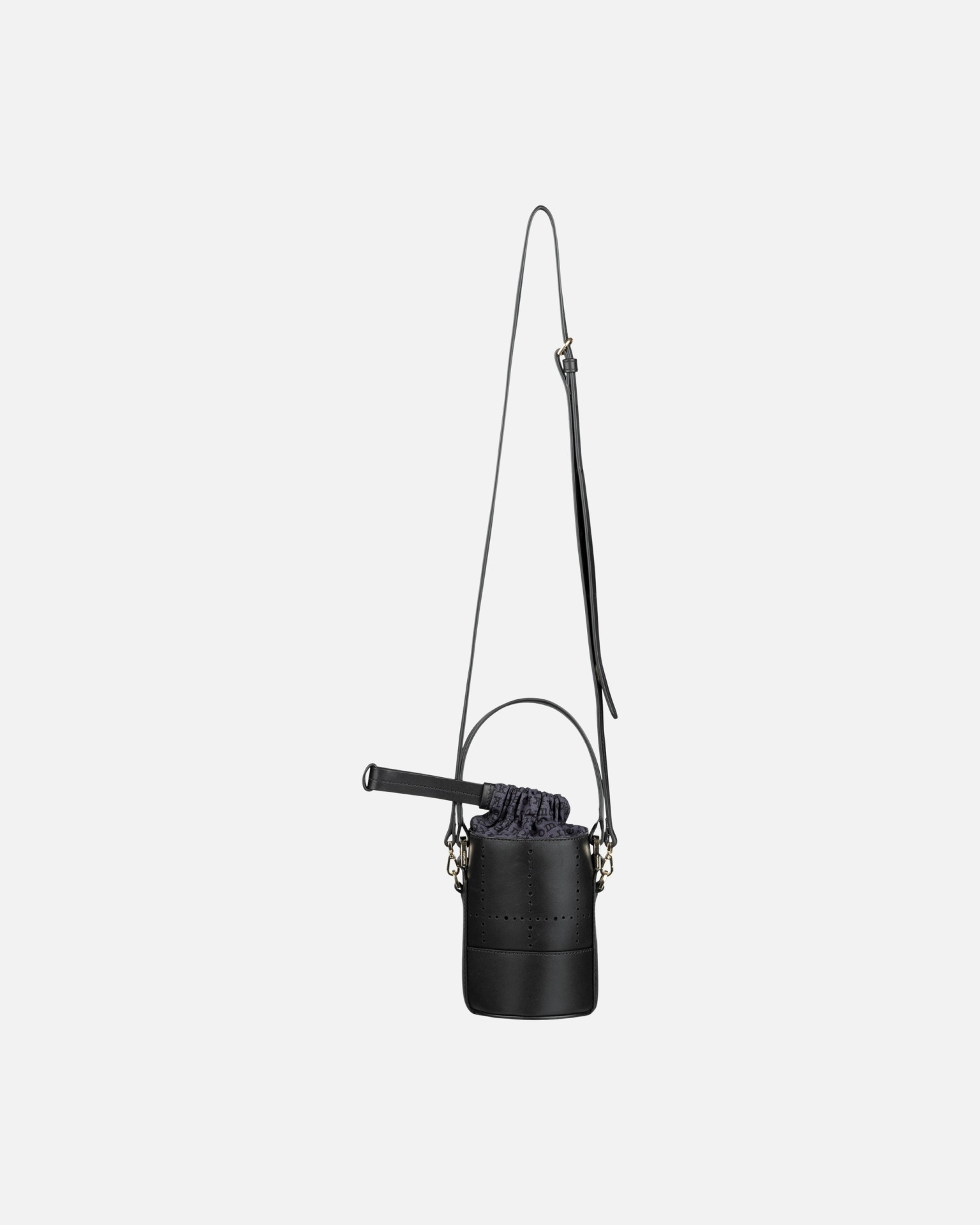 Imprint Nano Bucket Tiiliskivi, Shoulder bag, black,