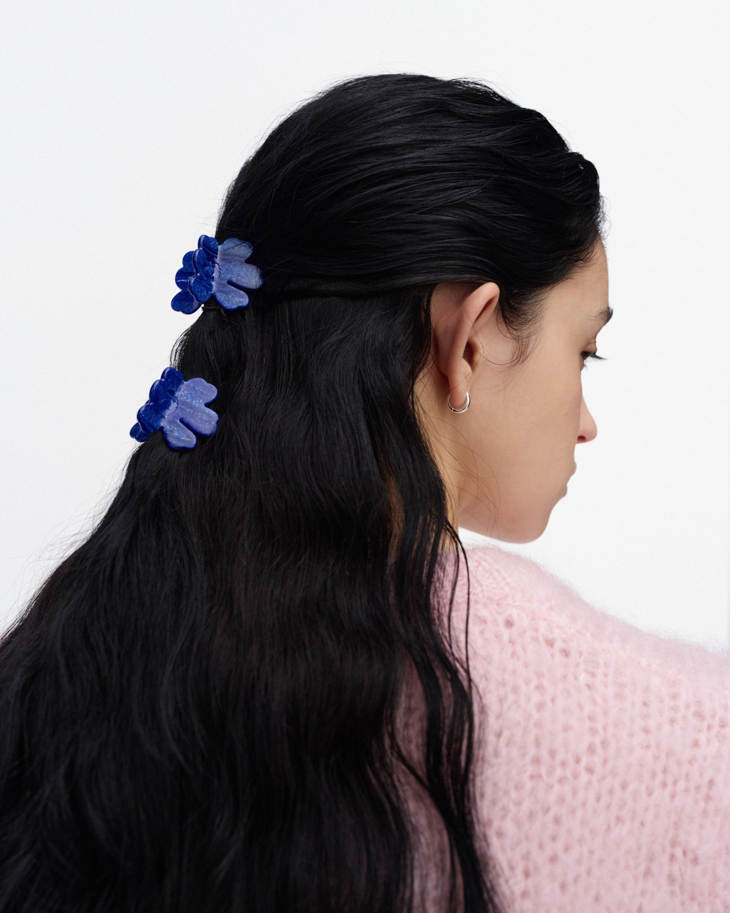Unikko metal Hair clip silver | Marimekko