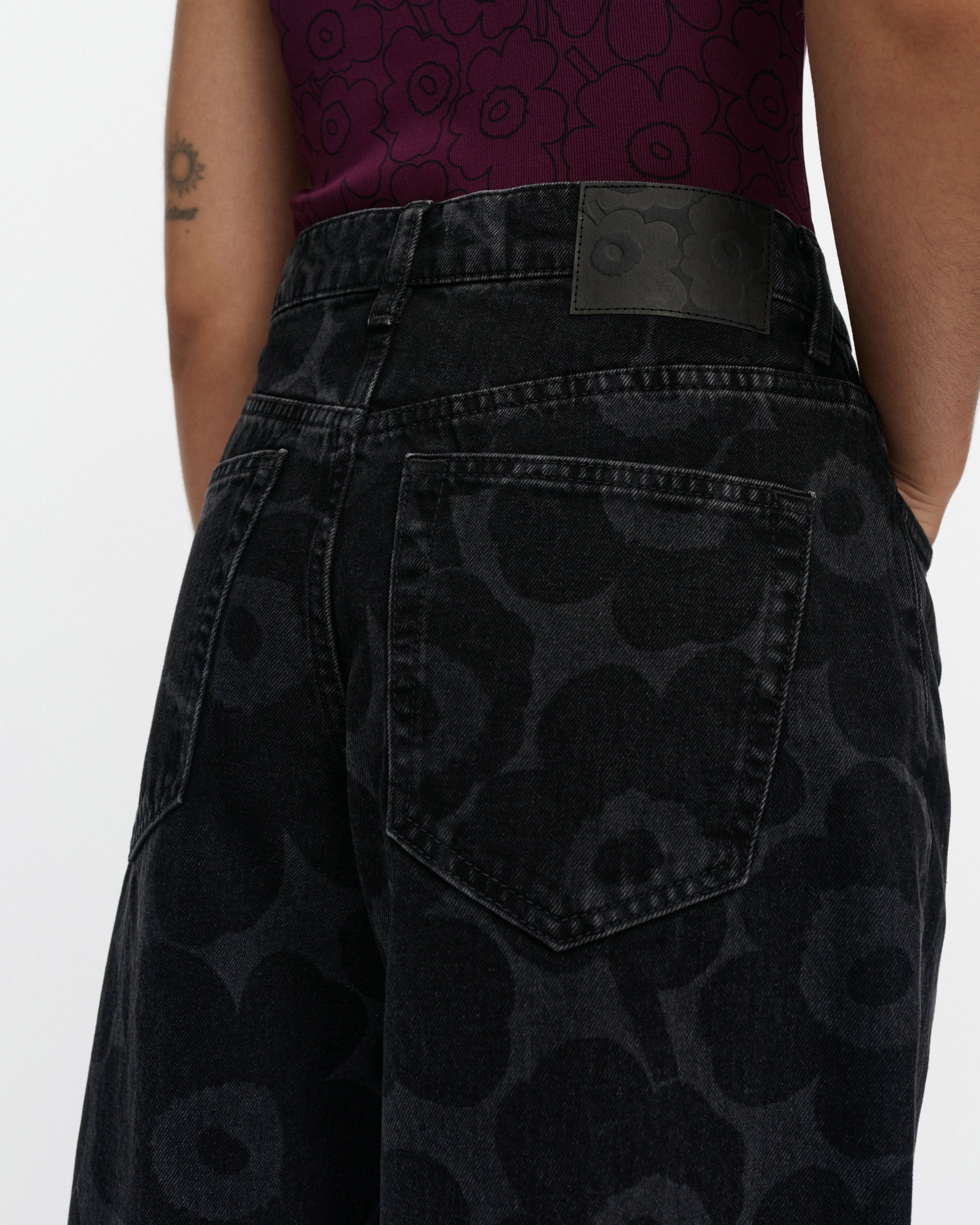 Maridenim Loose Unikko S, Jeans (short), washed black,