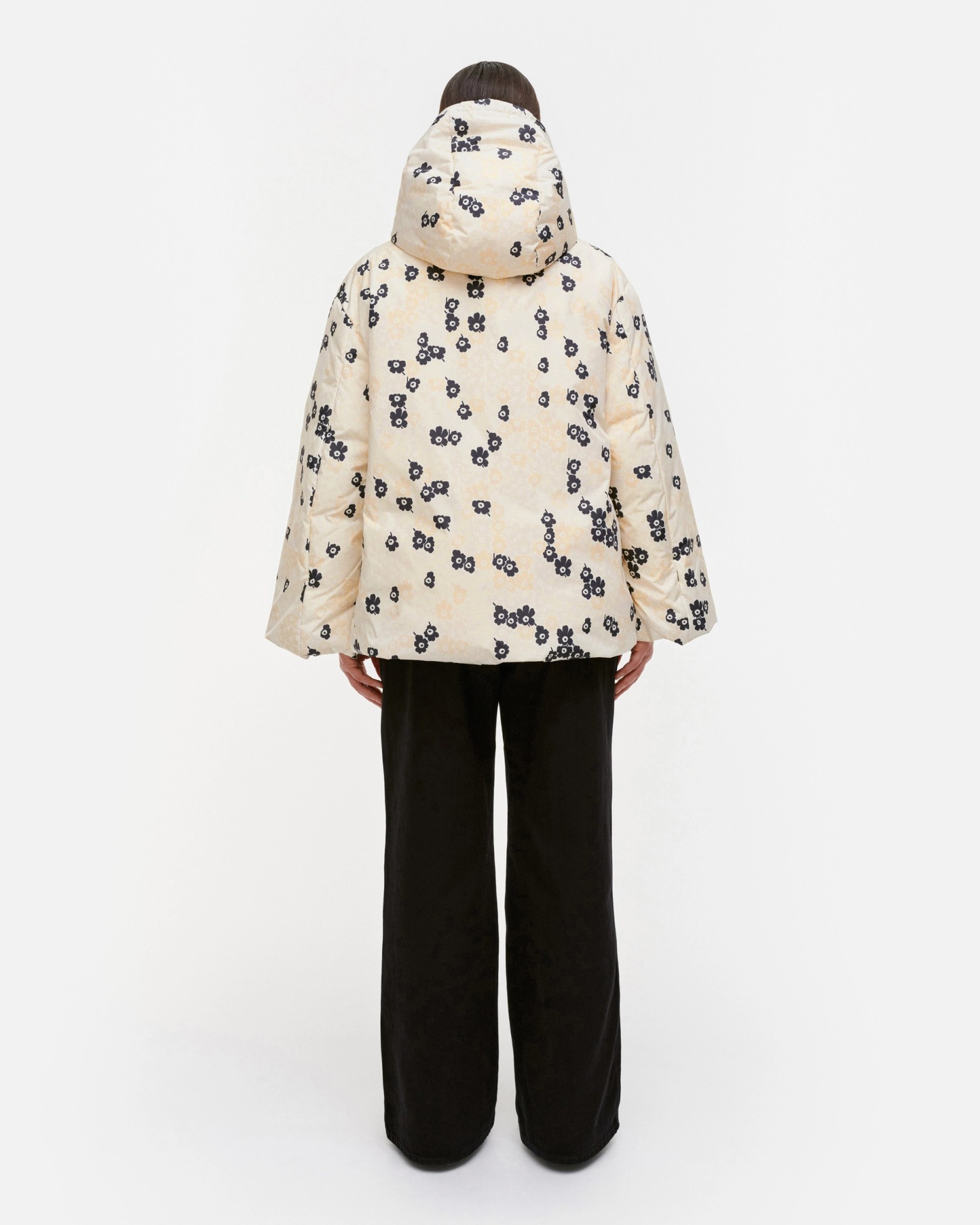 Toppa Pikkuinen Unikko, Down coat, light yellow, black, beige,