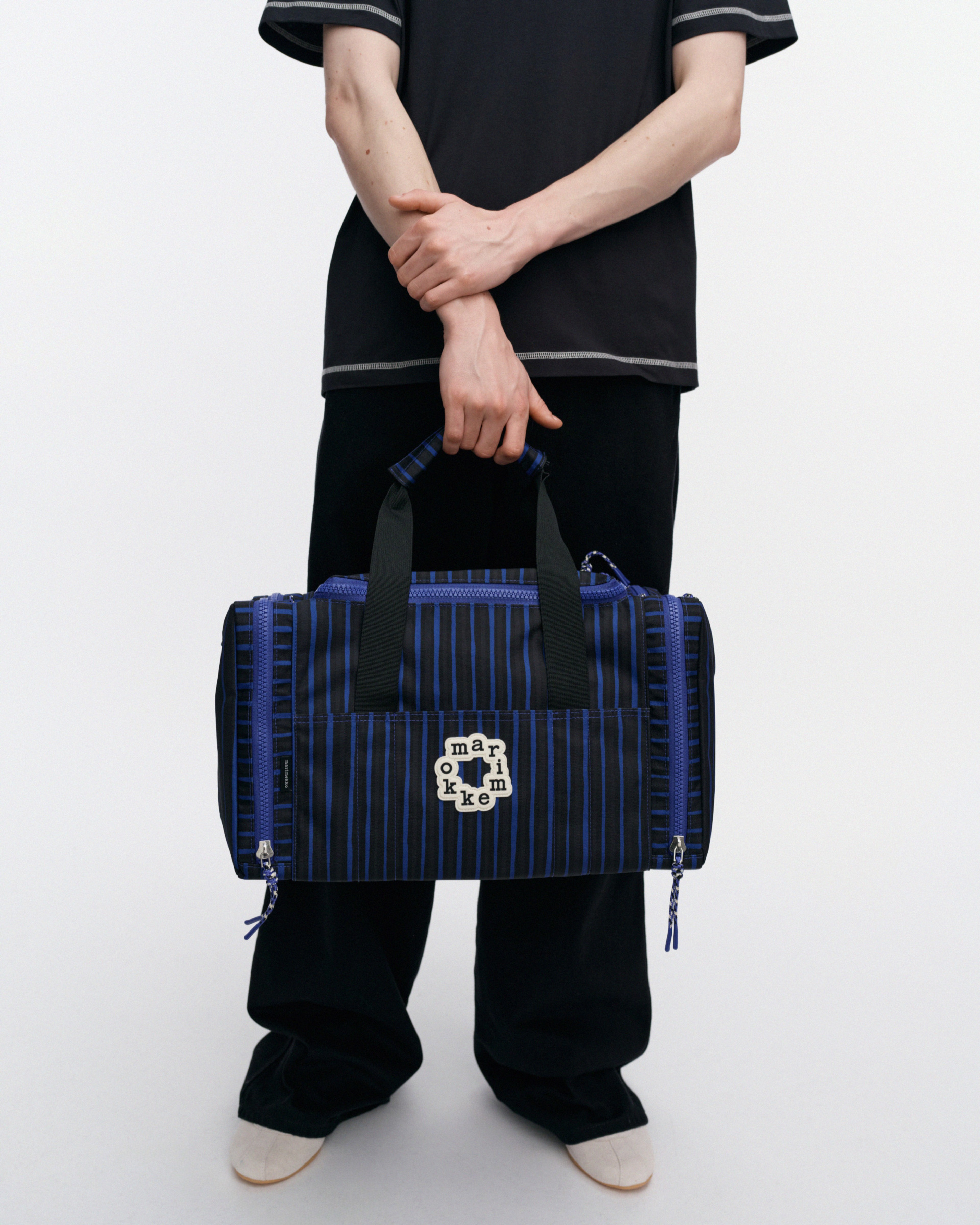 Tsufe Piccolo, Kioski shoulder bag, blue, black, dark grey,