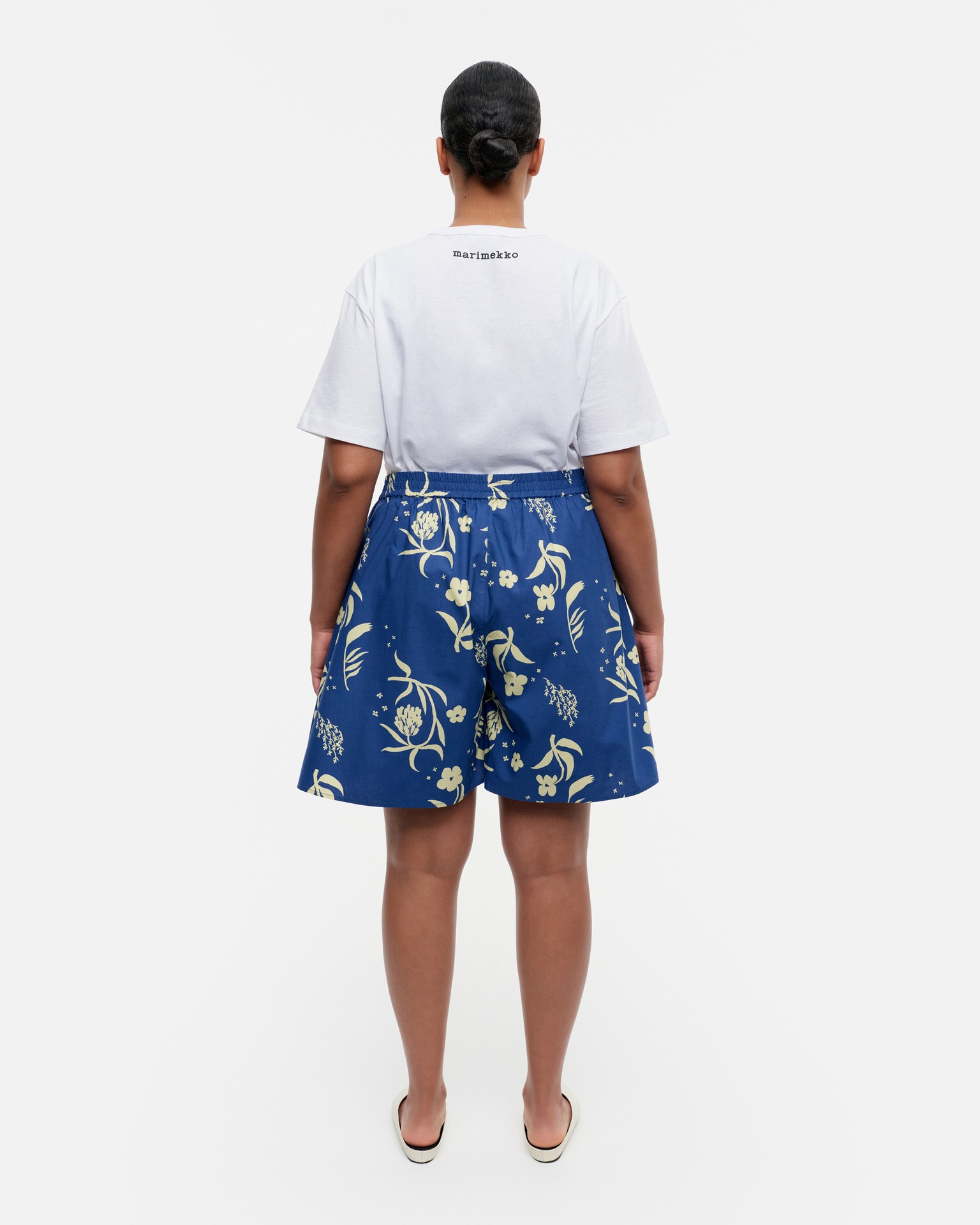 Guassi Herbaario Cotton poplin shorts