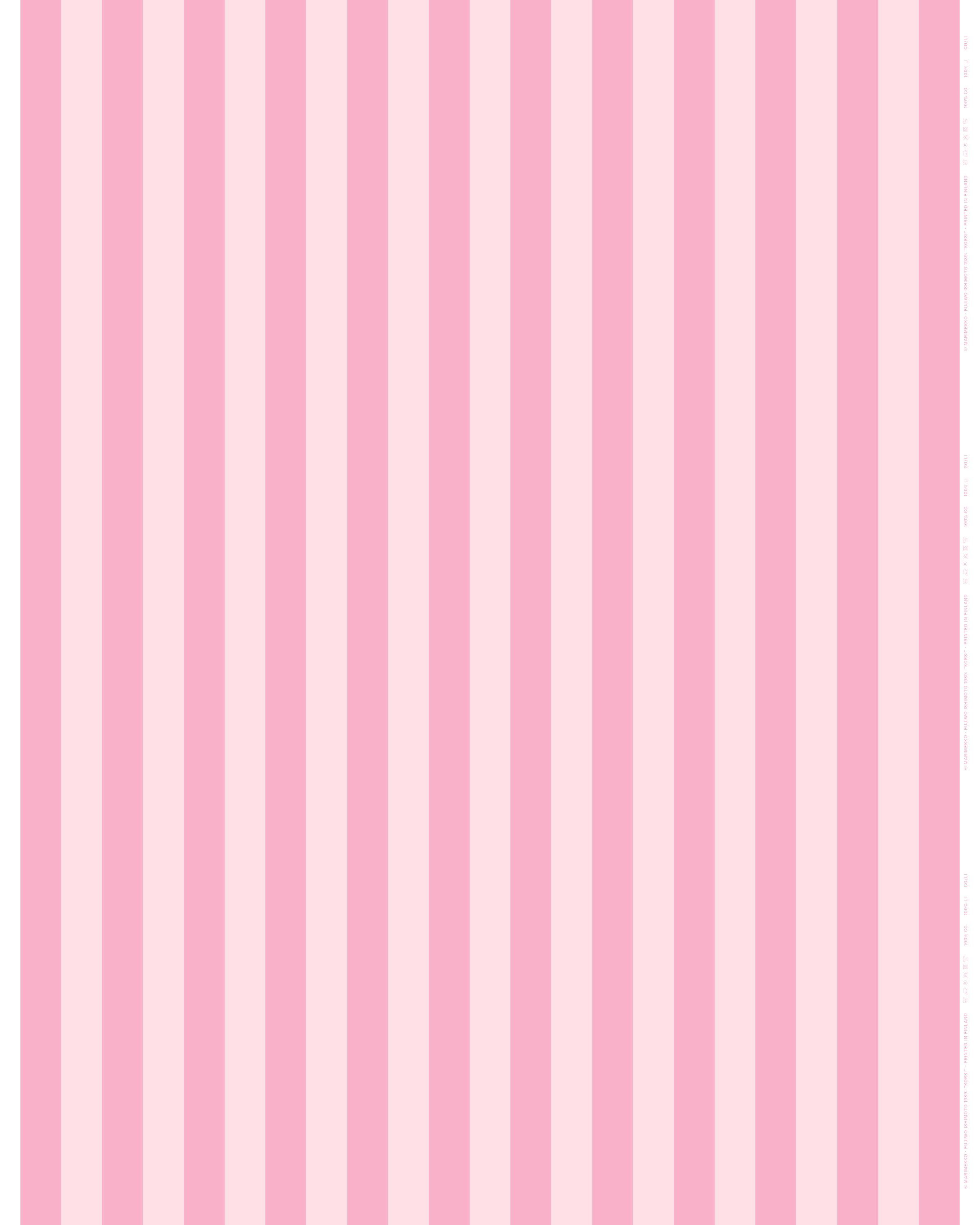 Korsi Cotton fabric pink, powder | Marimekko