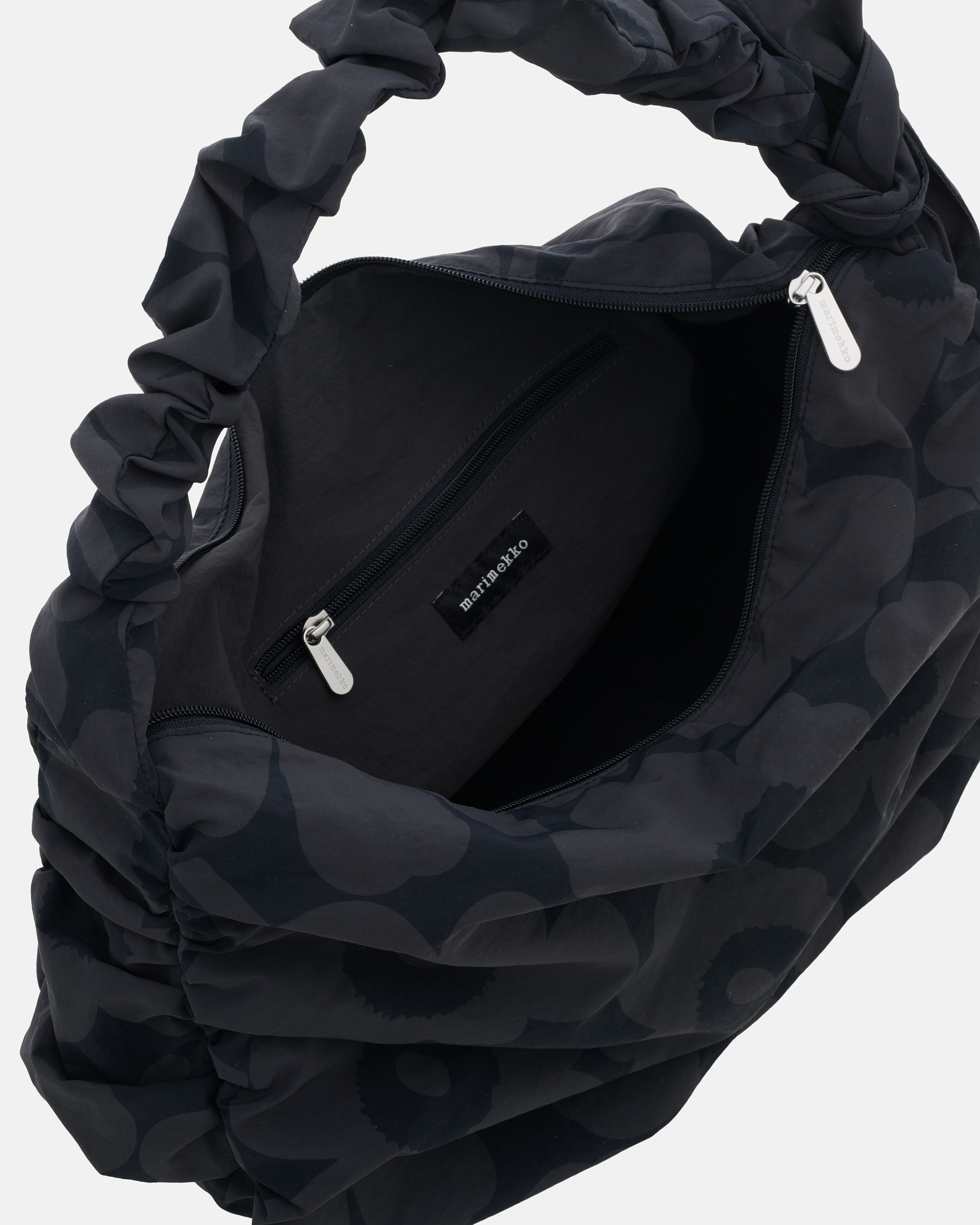 Utu L Unikko Bag dark grey, black | Marimekko