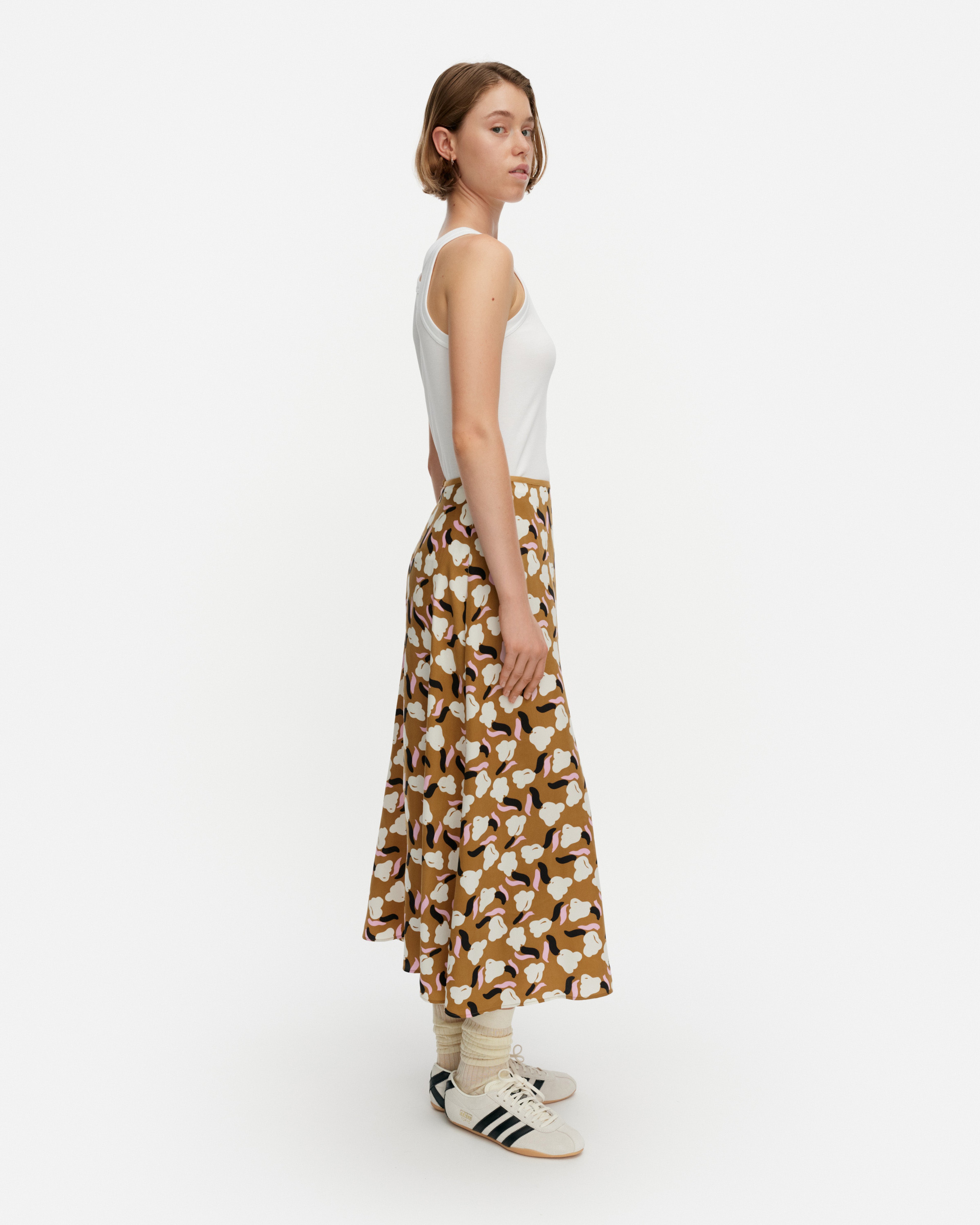 Edetä Lemmitty, Skirt, beige, off white, pink,
