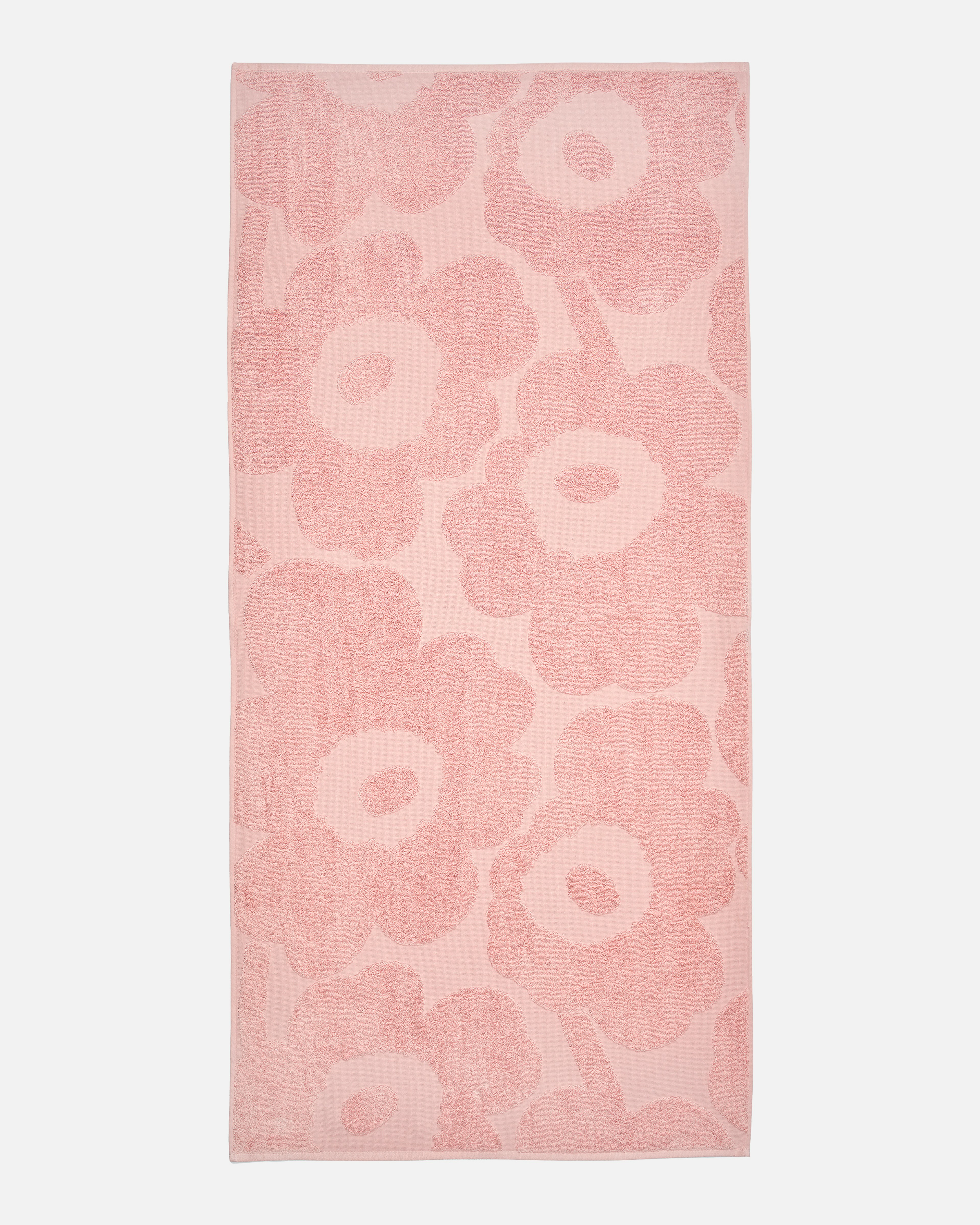 Unikko, Bath towel, pink,