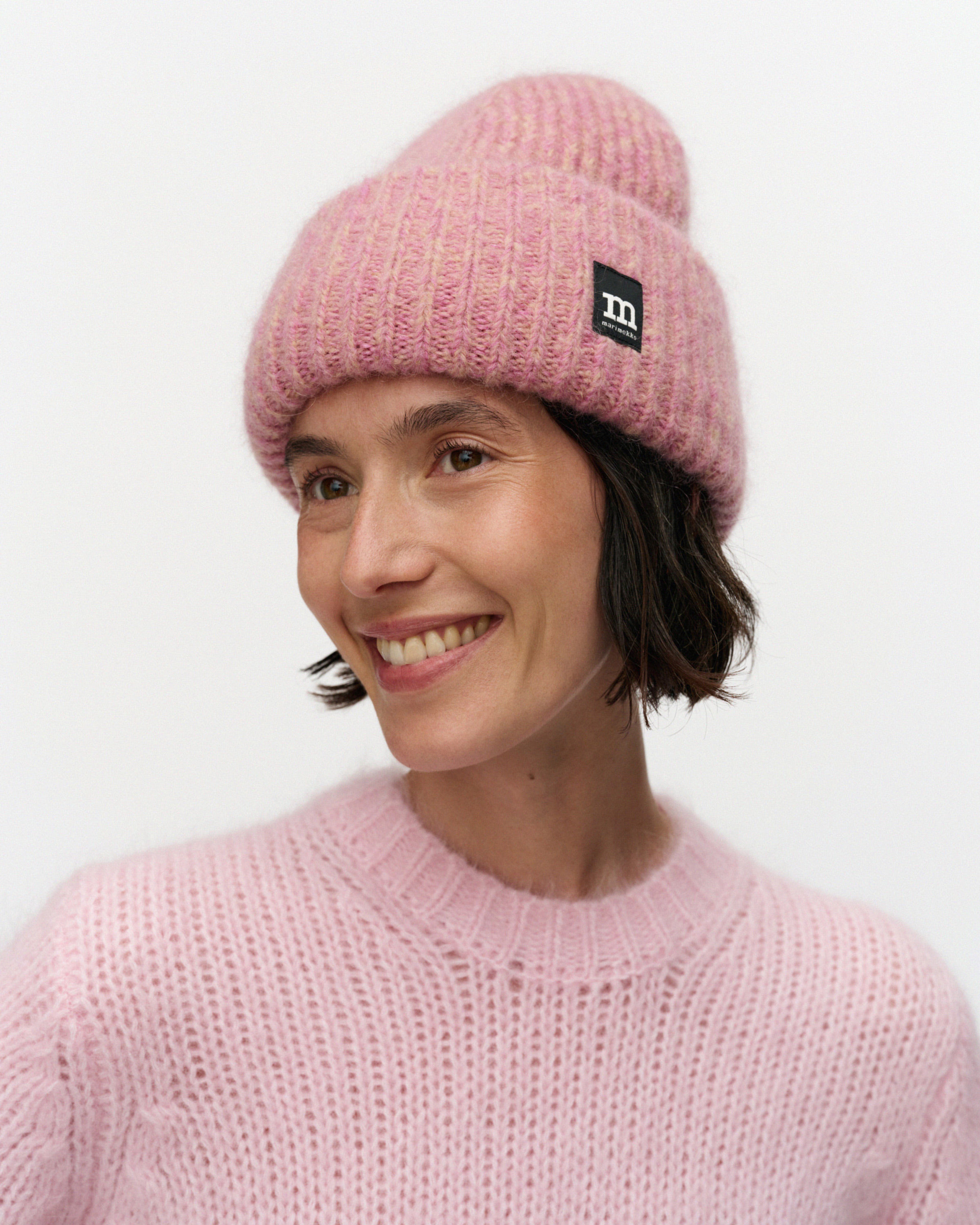 Reivi, Bonnet, rose, beige,