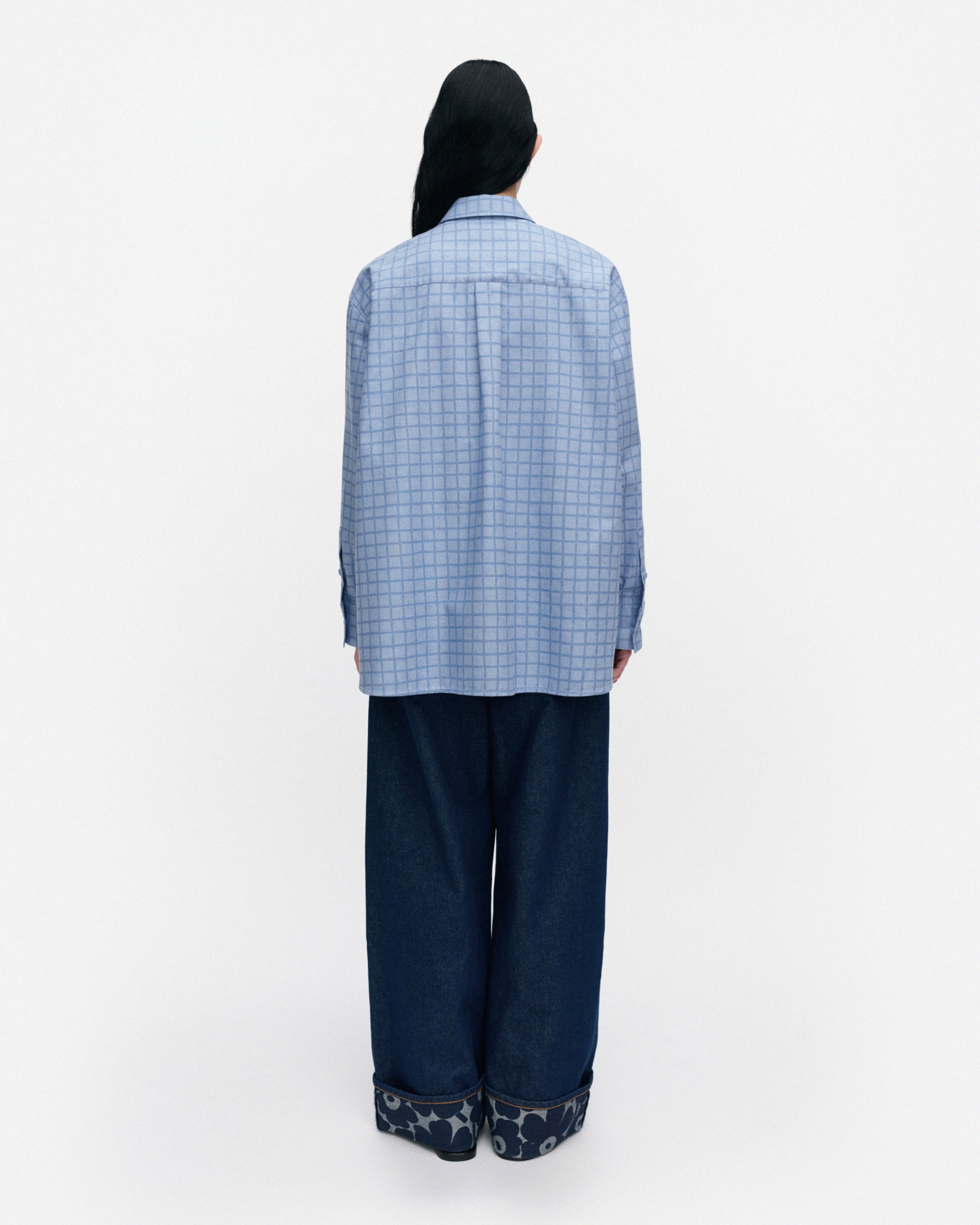 Toistuma Pikku Ruutu, Shirt, light blue, blue,