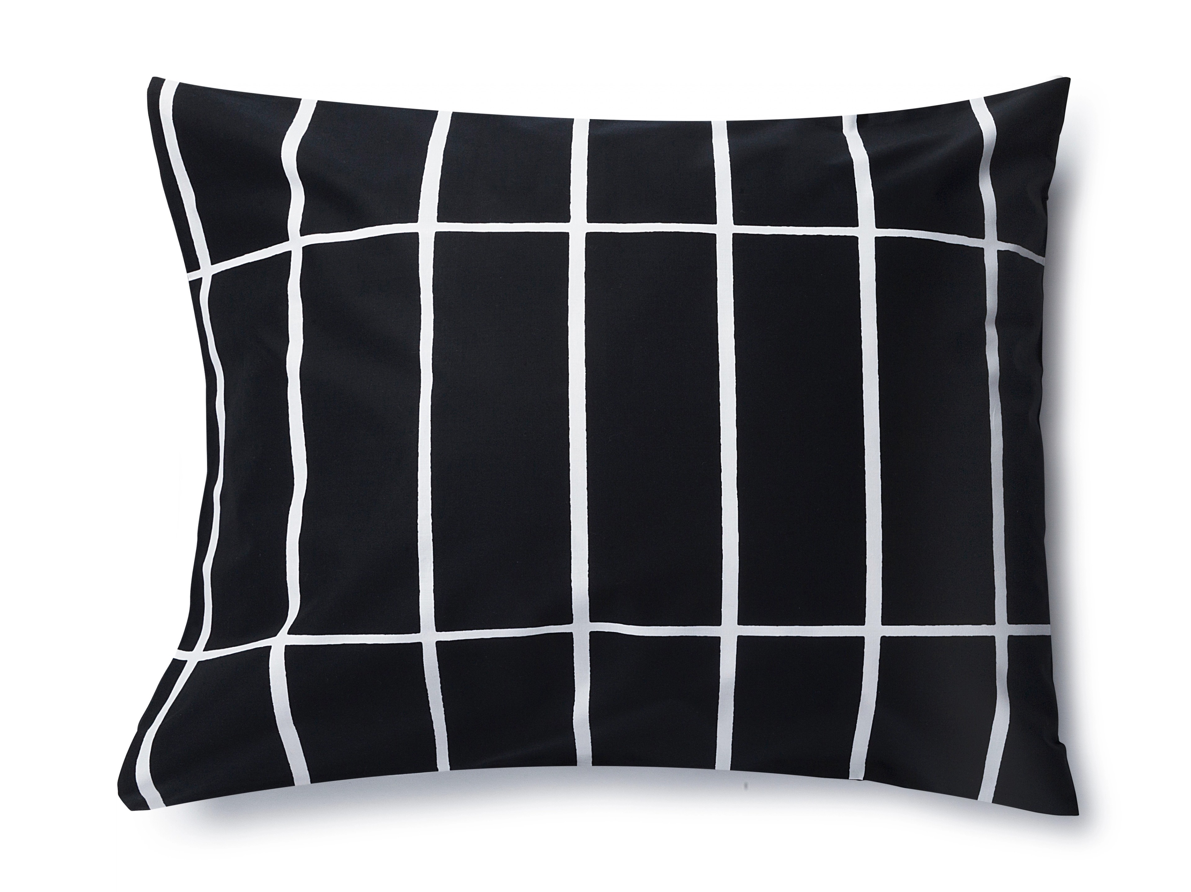 Tiiliskivi, Kissenbezug 50 x 60 cm, schwarz, weiß,