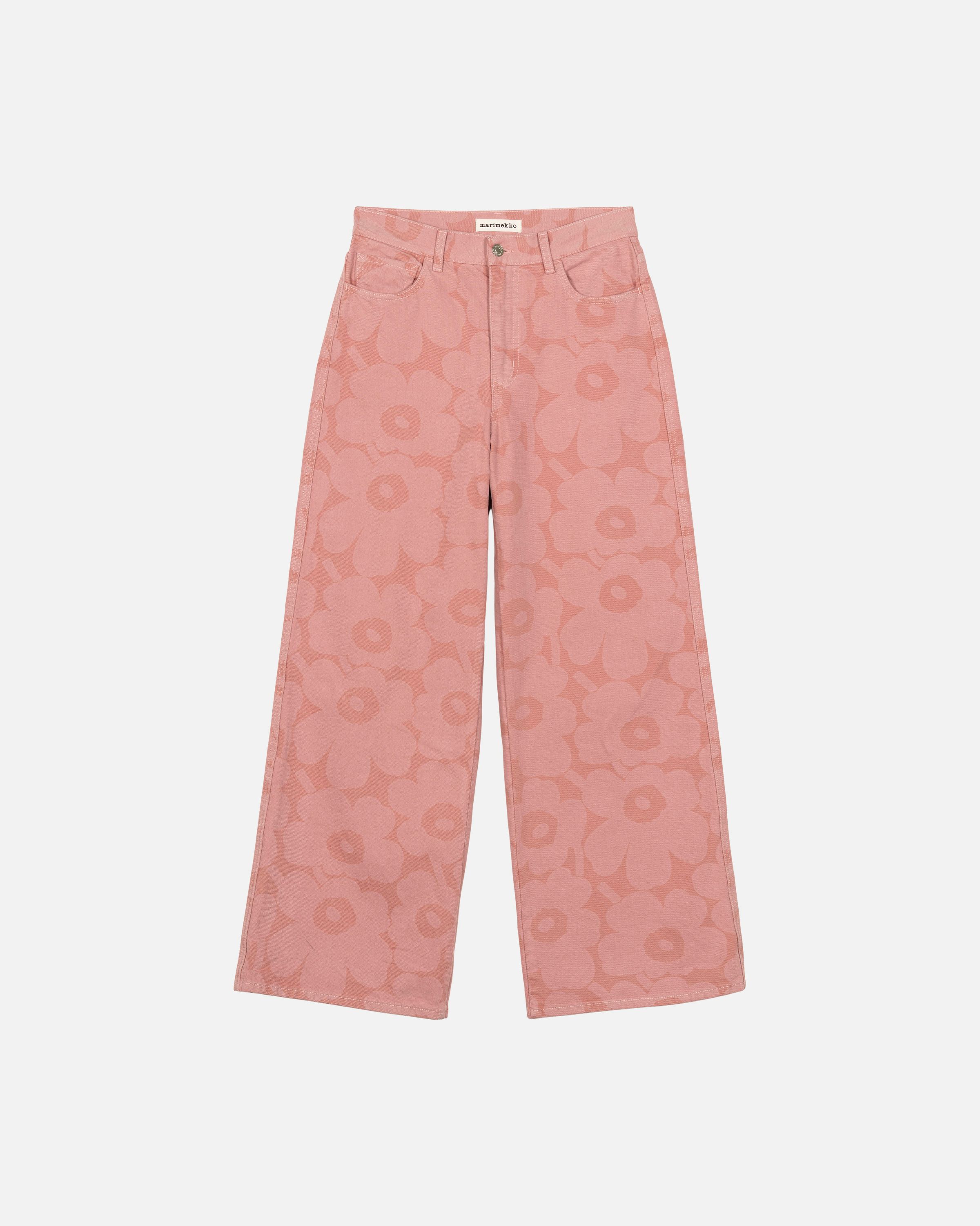 こ*ん様 marimekkoデニム Maridenim Wide Unikko Jeans | Marimekko