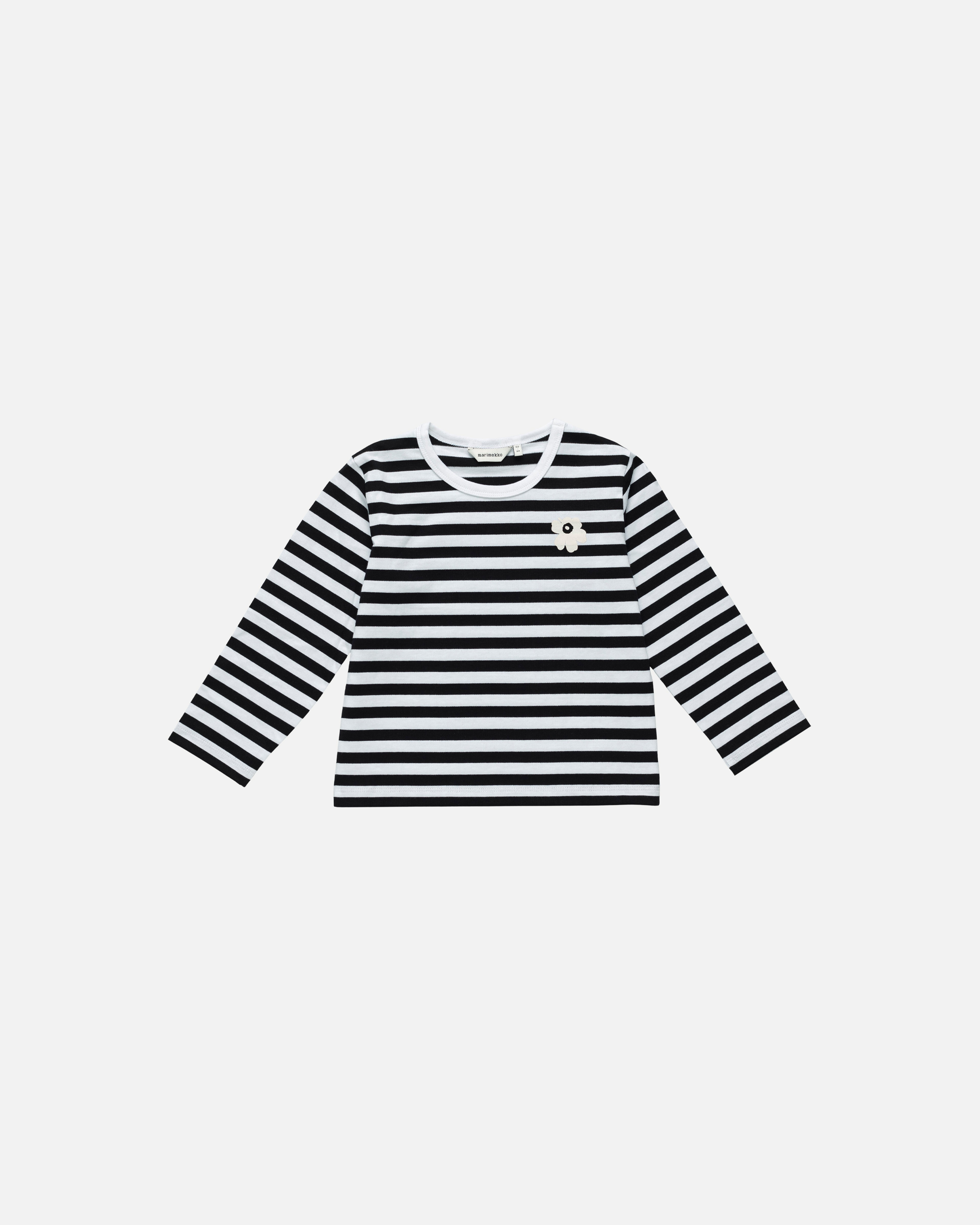 Paja Tasaraita Unikko I, Lasten paita 80/86, valkoinen, musta,